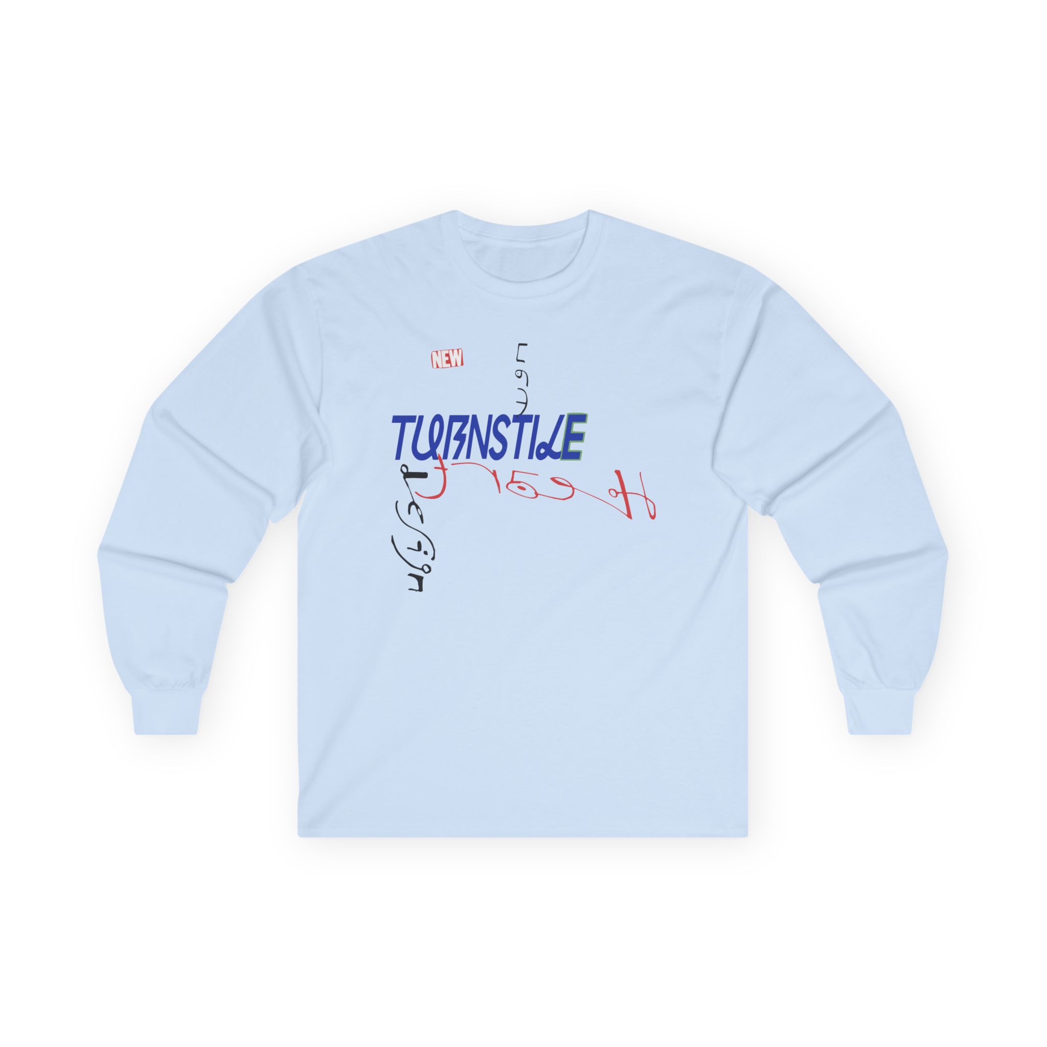 Turnstile New Heart Design Unisex Ultra Cotton Long Sleeve Tee