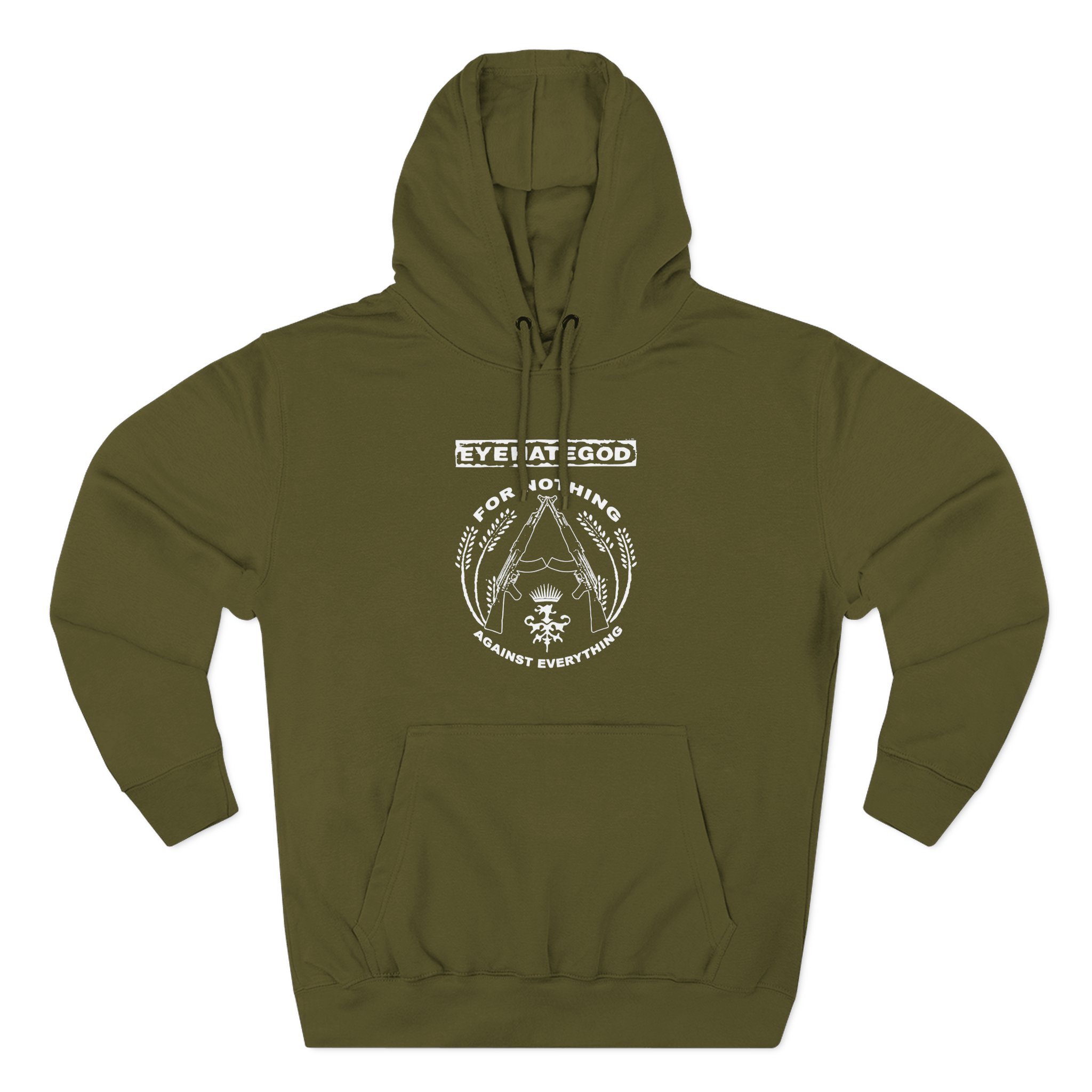 Eyehategod Turn Troubled Tables Us Tour Three-Panel Fleece Hoodie