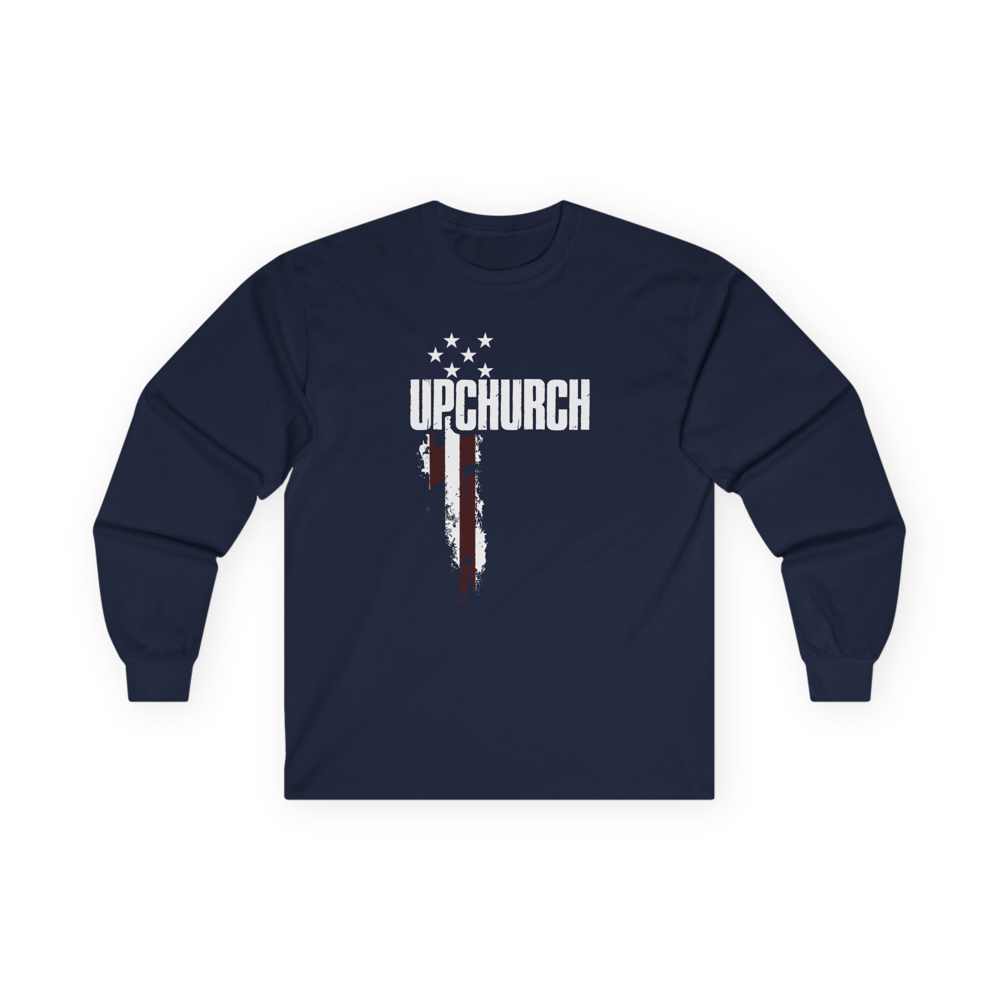 Upchurch Family American Flag Graphic Unisex Ultra Cotton Long Sleeve Tee
