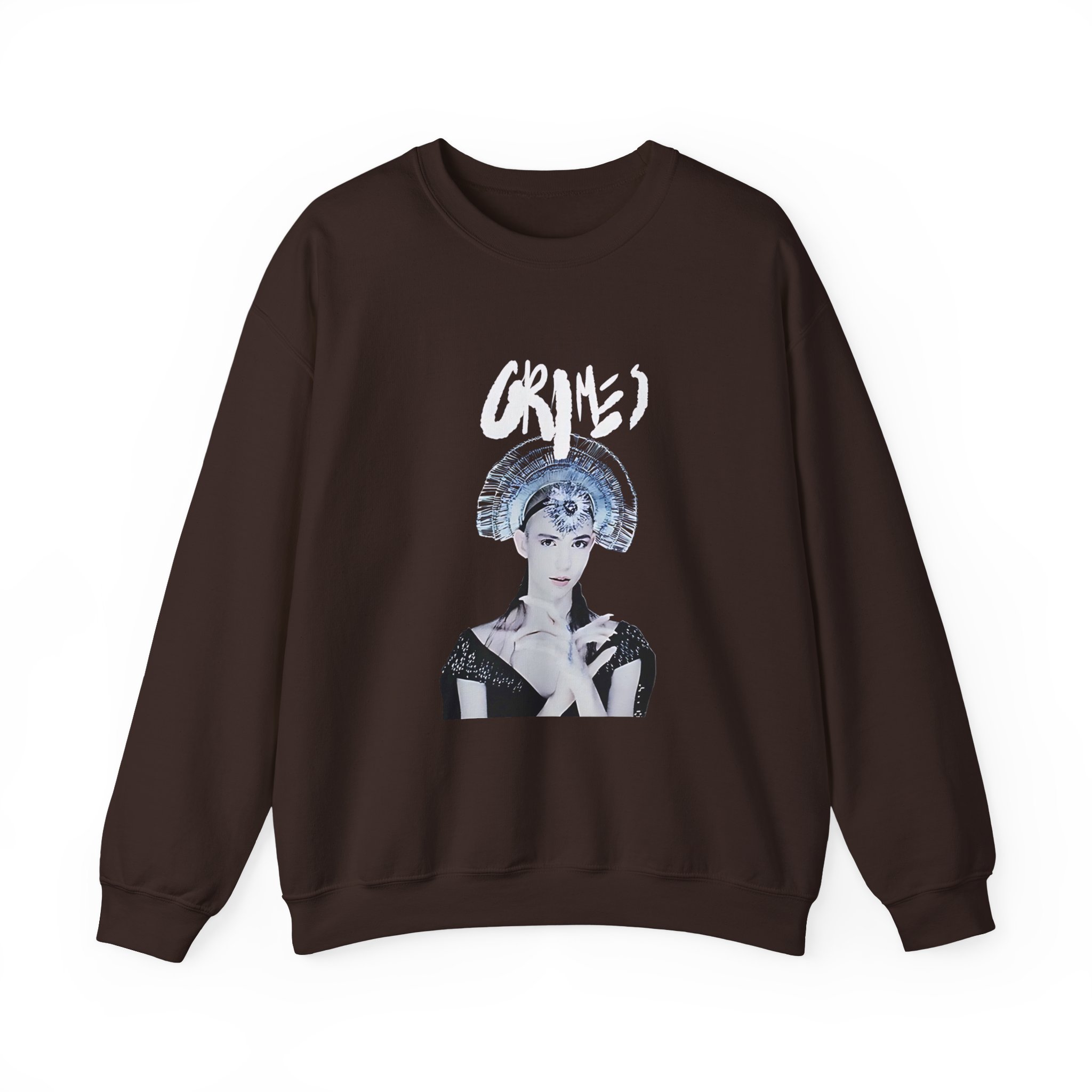 Grimes Head Dress Unisex Heavy Blend Crewneck Sweatshirt