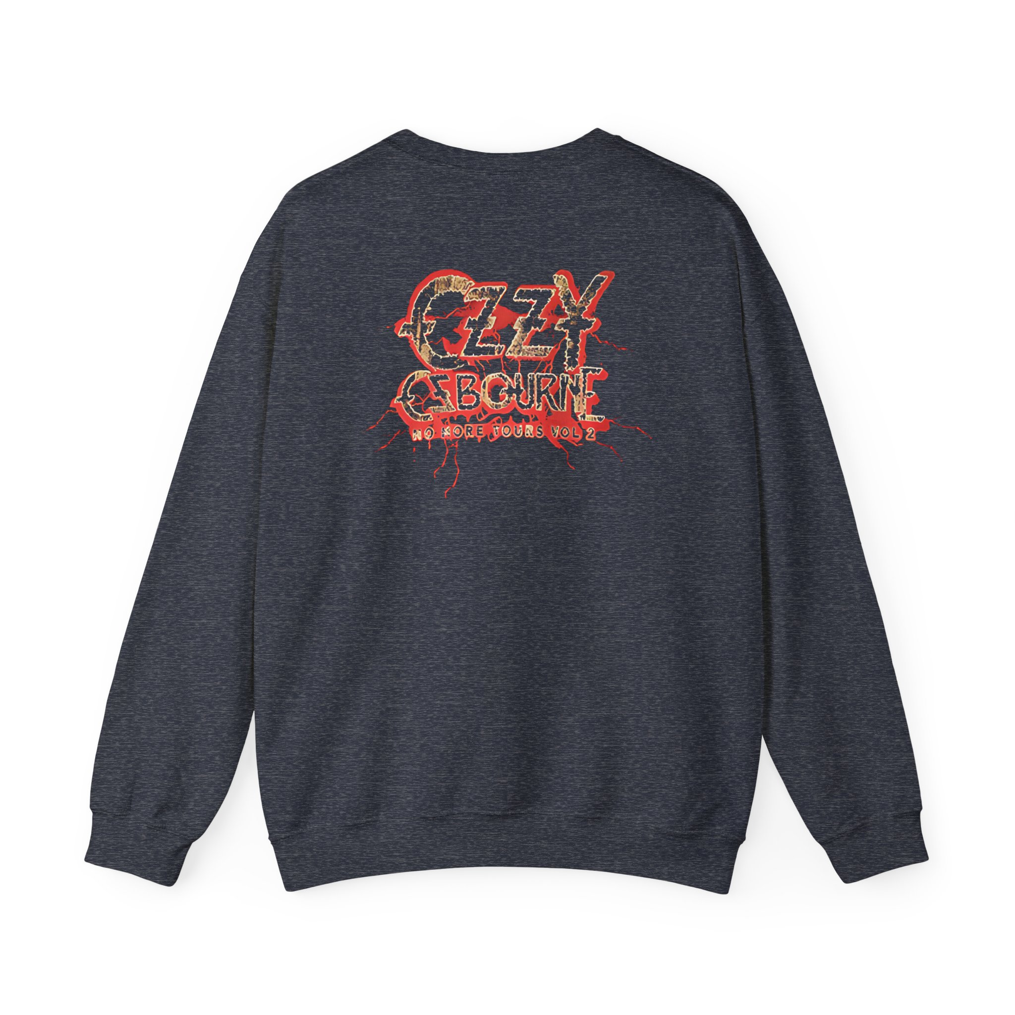 Ozzy Osbourne Red Lightning Tourback Unisex Heavy Blendâ„¢ Crewneck Sweatshirt