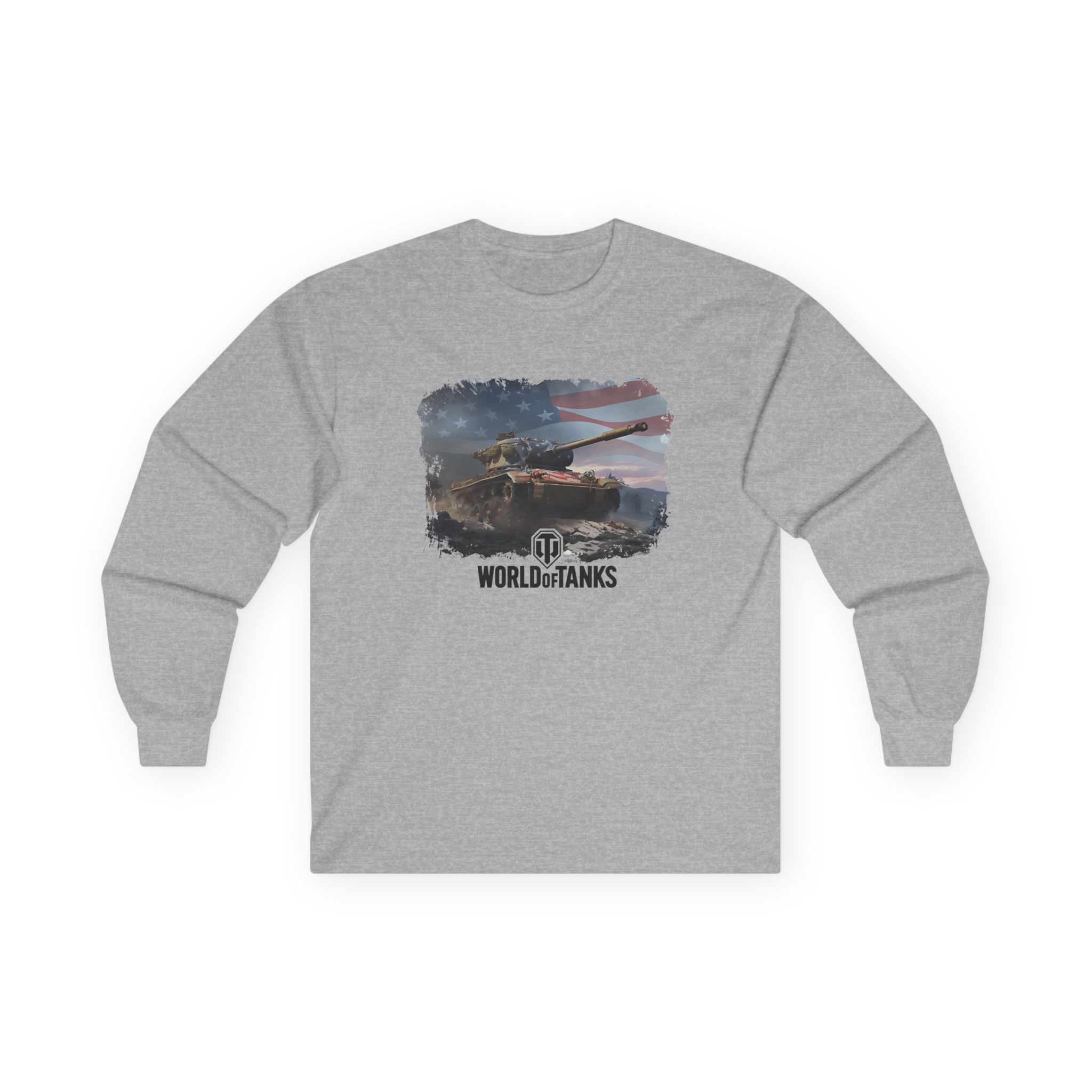 World of Tank Wot July 4th T78 Unisex Ultra Cotton Long Sleeve Tee