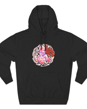 Willow Pill Willow Mushroom Three-Panel Fleece Hoodie