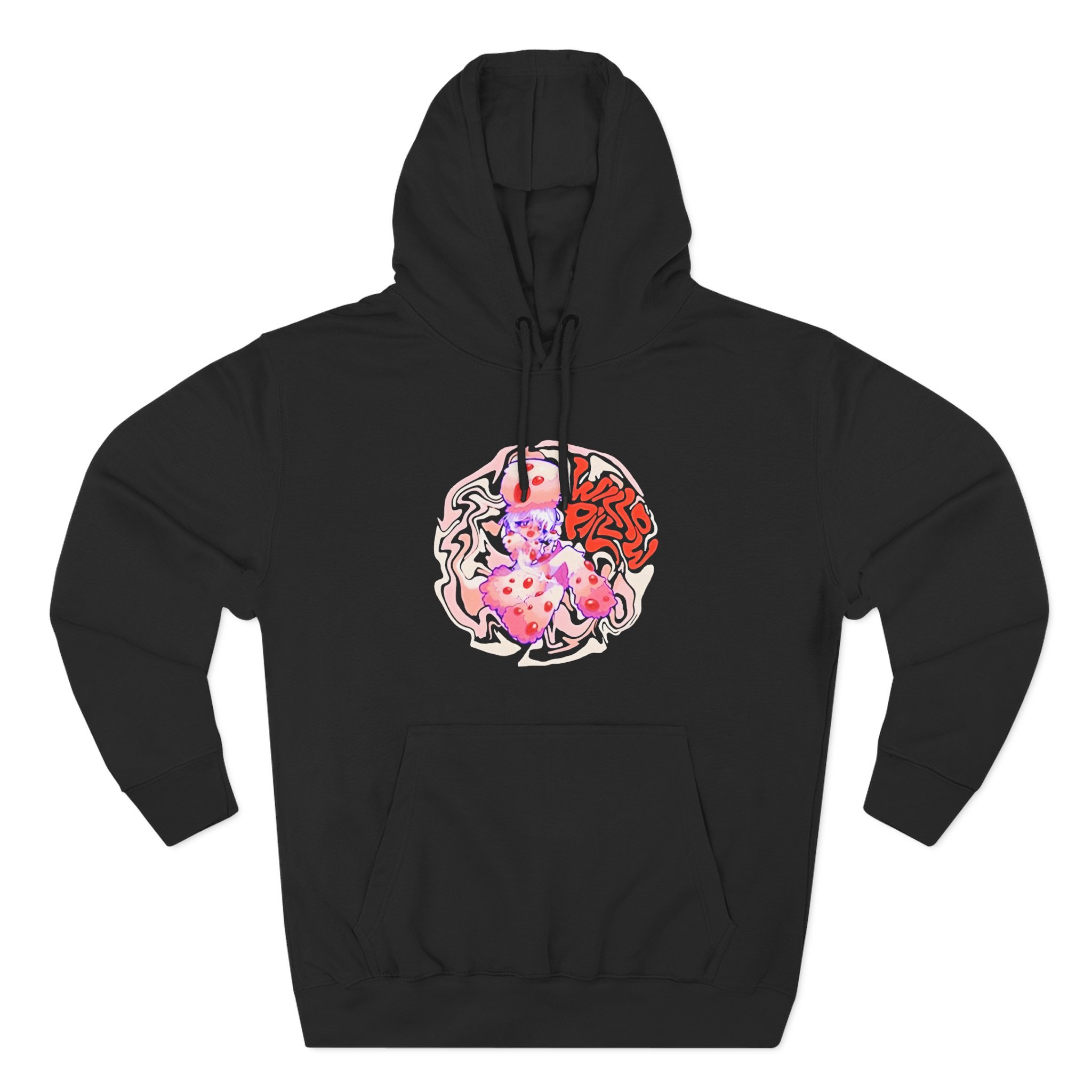 Willow Pill Willow Mushroom Three-Panel Fleece Hoodie
