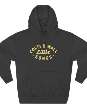 Colter Wall Little Songs Album Three-Panel Fleece Hoodie