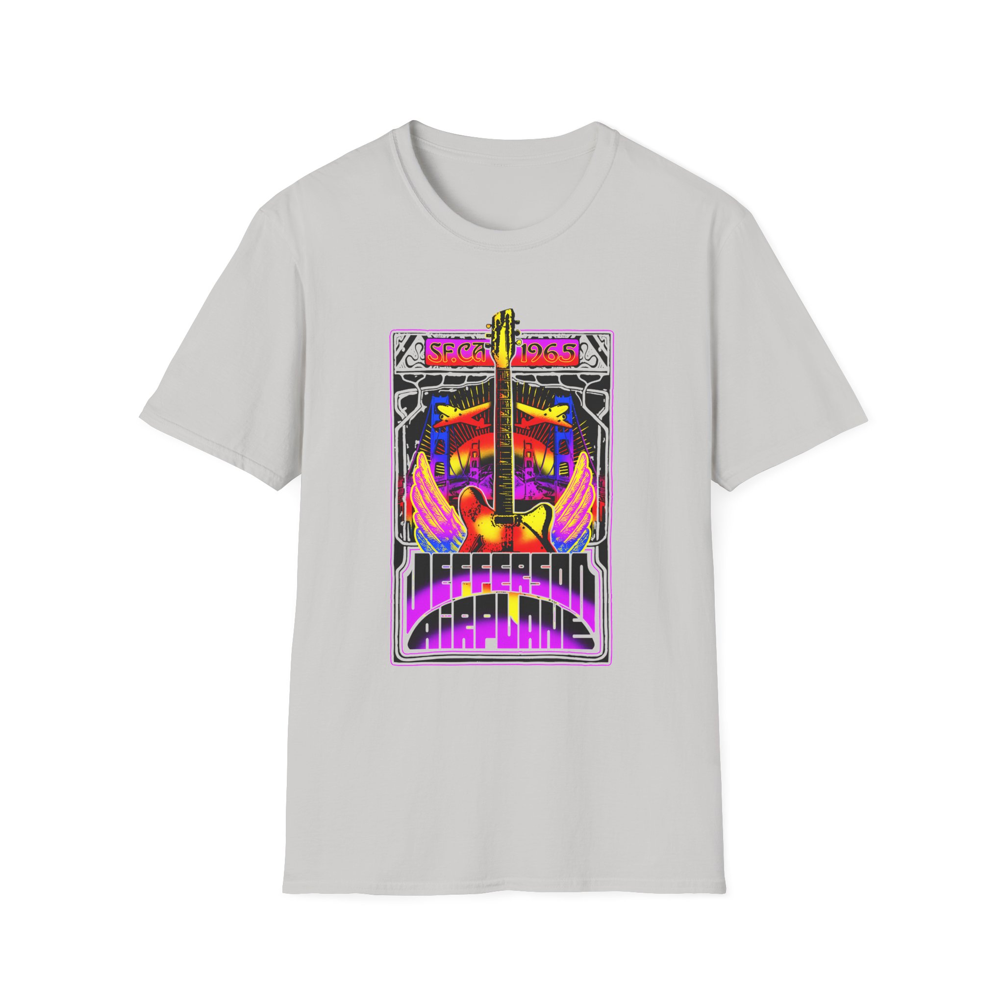Jefferson Airplane San Francisco 1965 Unisex Softstyle T-Shirt