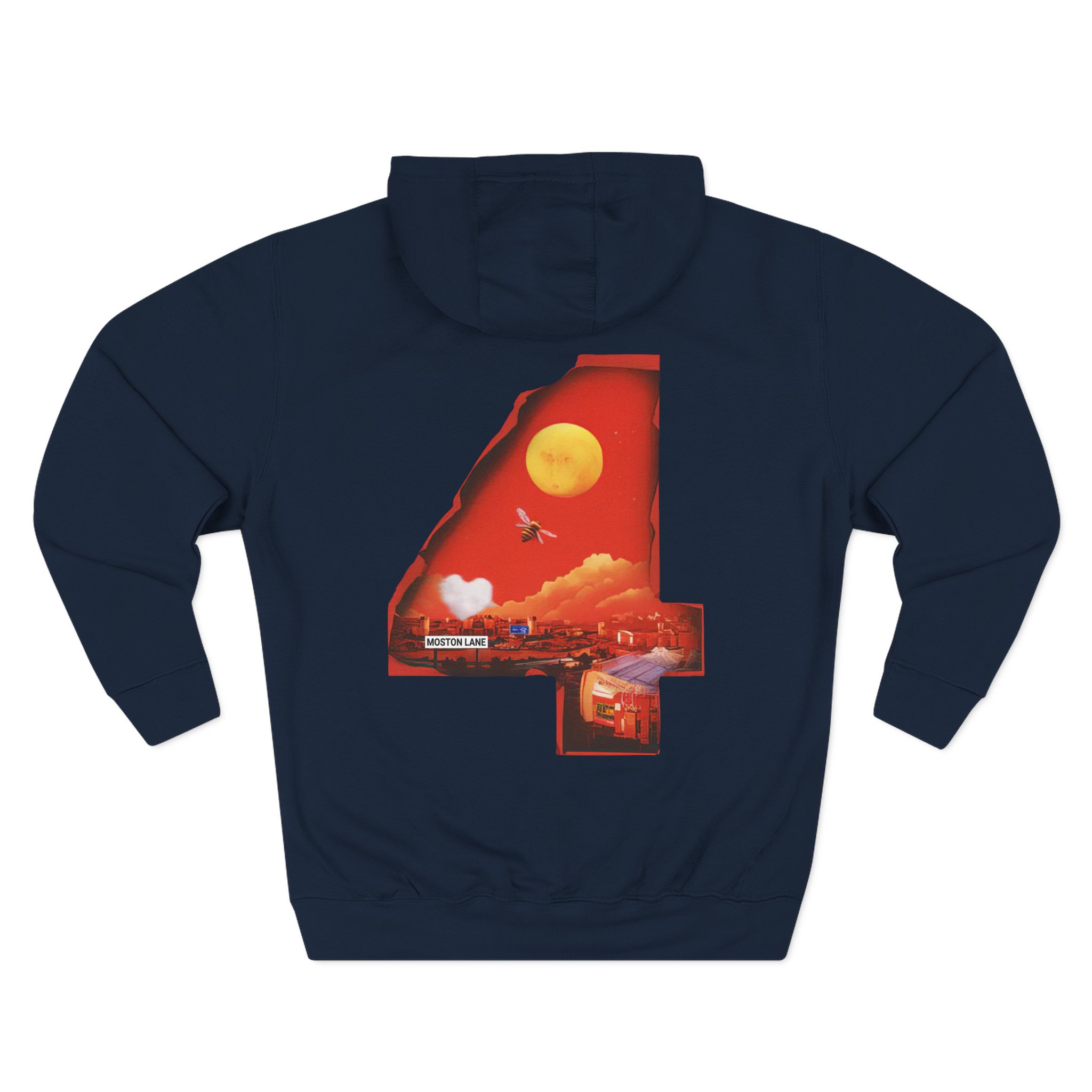 Aitch 4 Three-Panel Fleece Hoodie