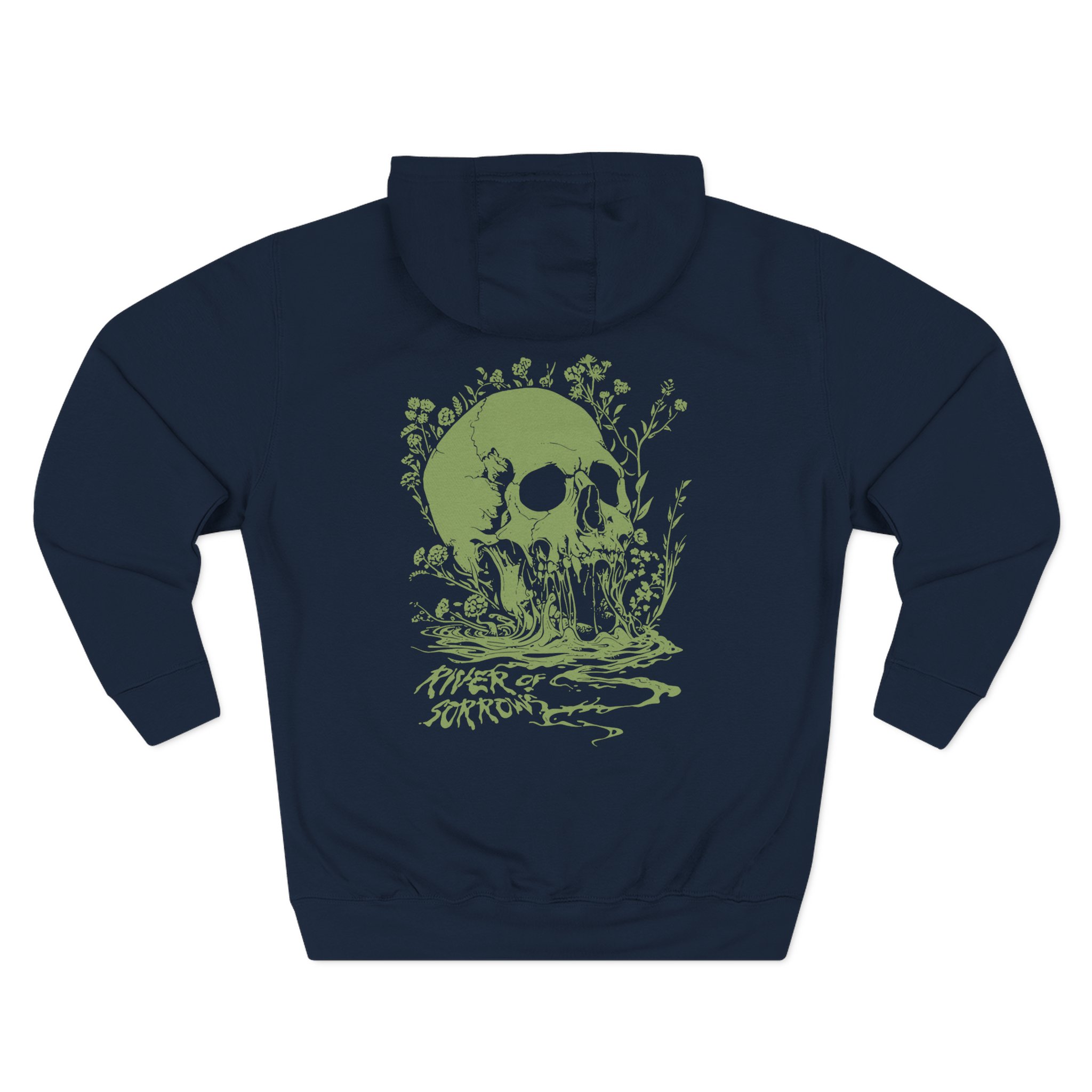 Paleface Skull of Sorrow Three-Panel Fleece Hoodie