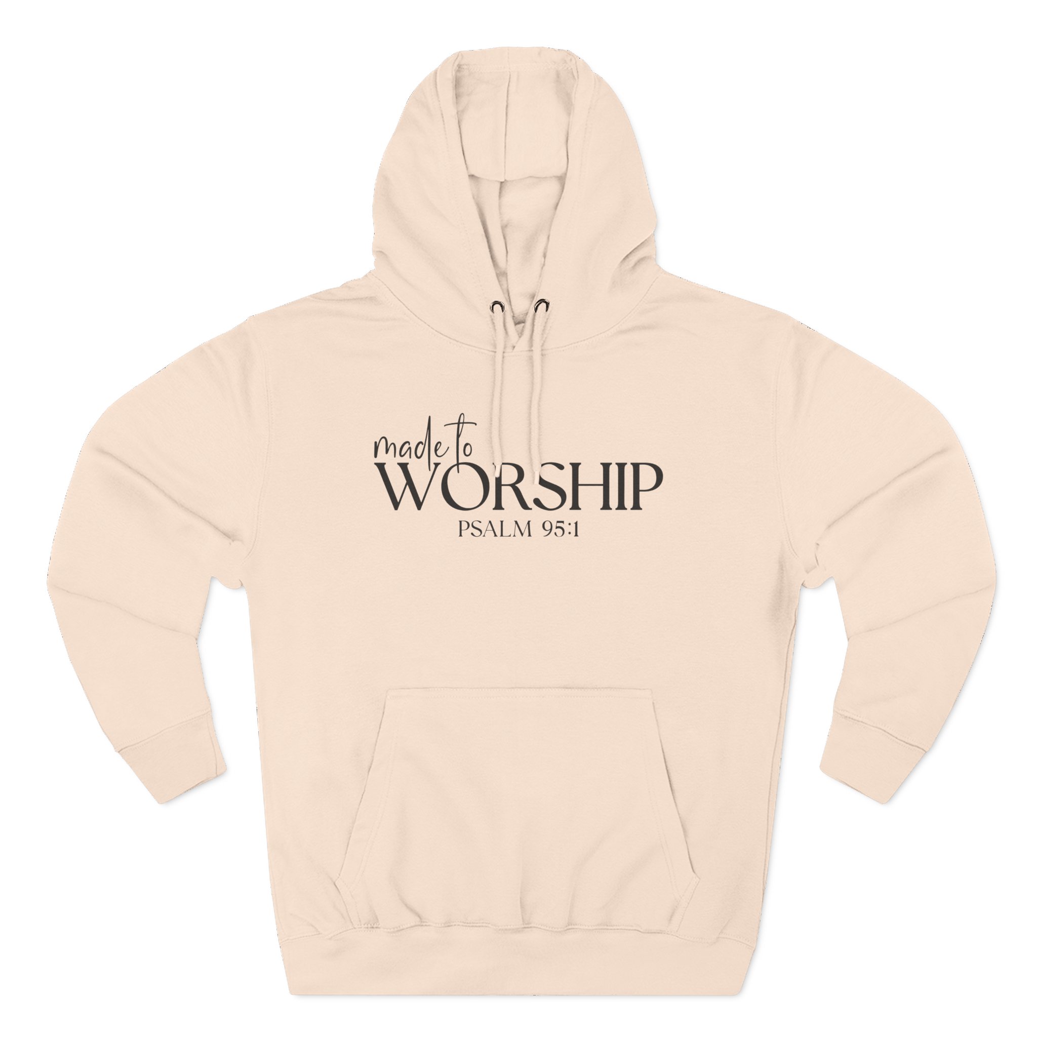 Montez Made to Worship Three-Panel Fleece Hoodie