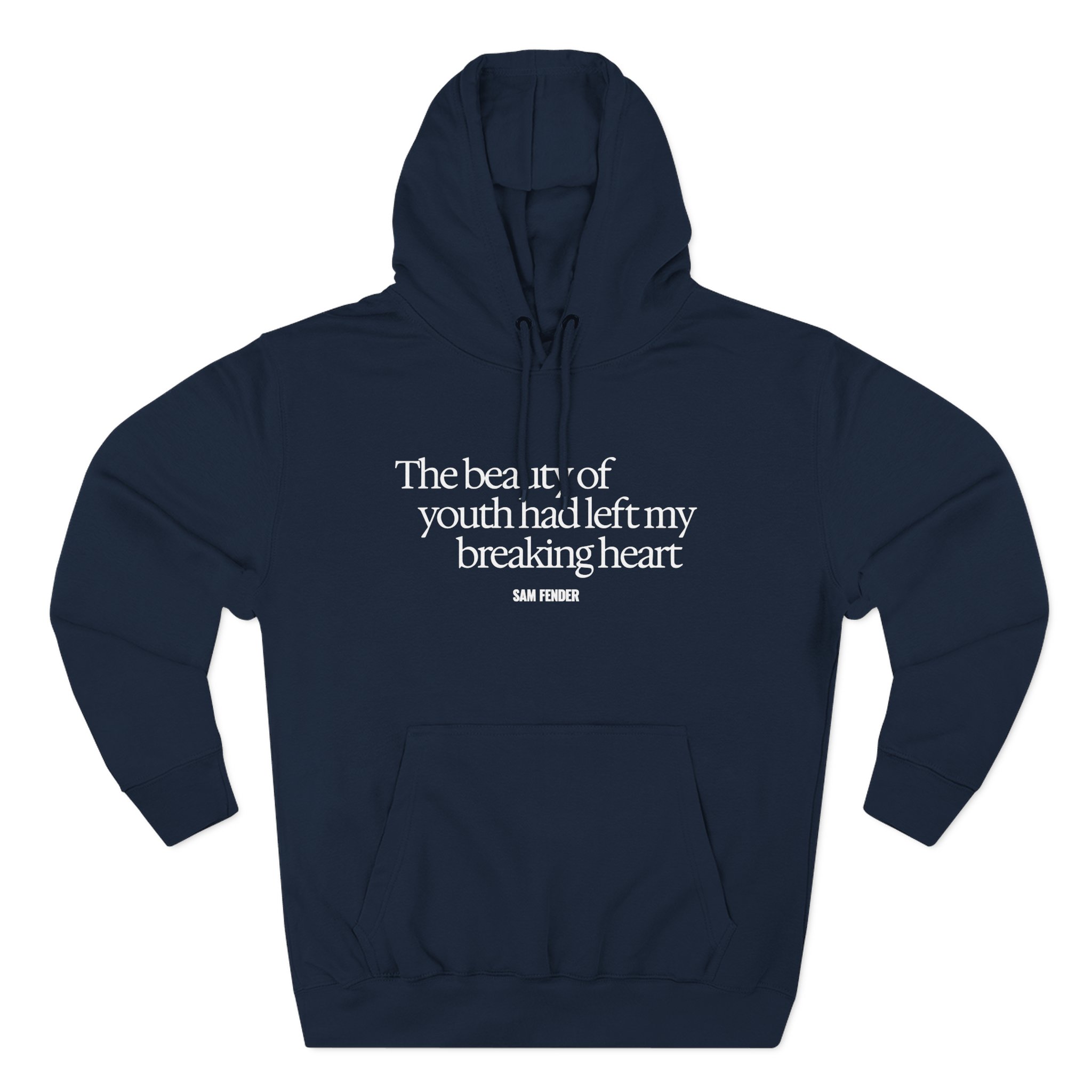 Sam Fender the Beauty of Youth Three-Panel Fleece Hoodie