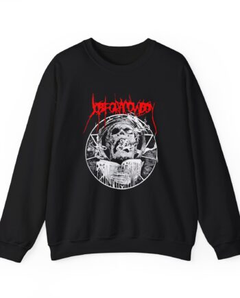 Job for a Cowboy Smoking Skull Unisex Heavy Blend™ Crewneck Sweatshirt