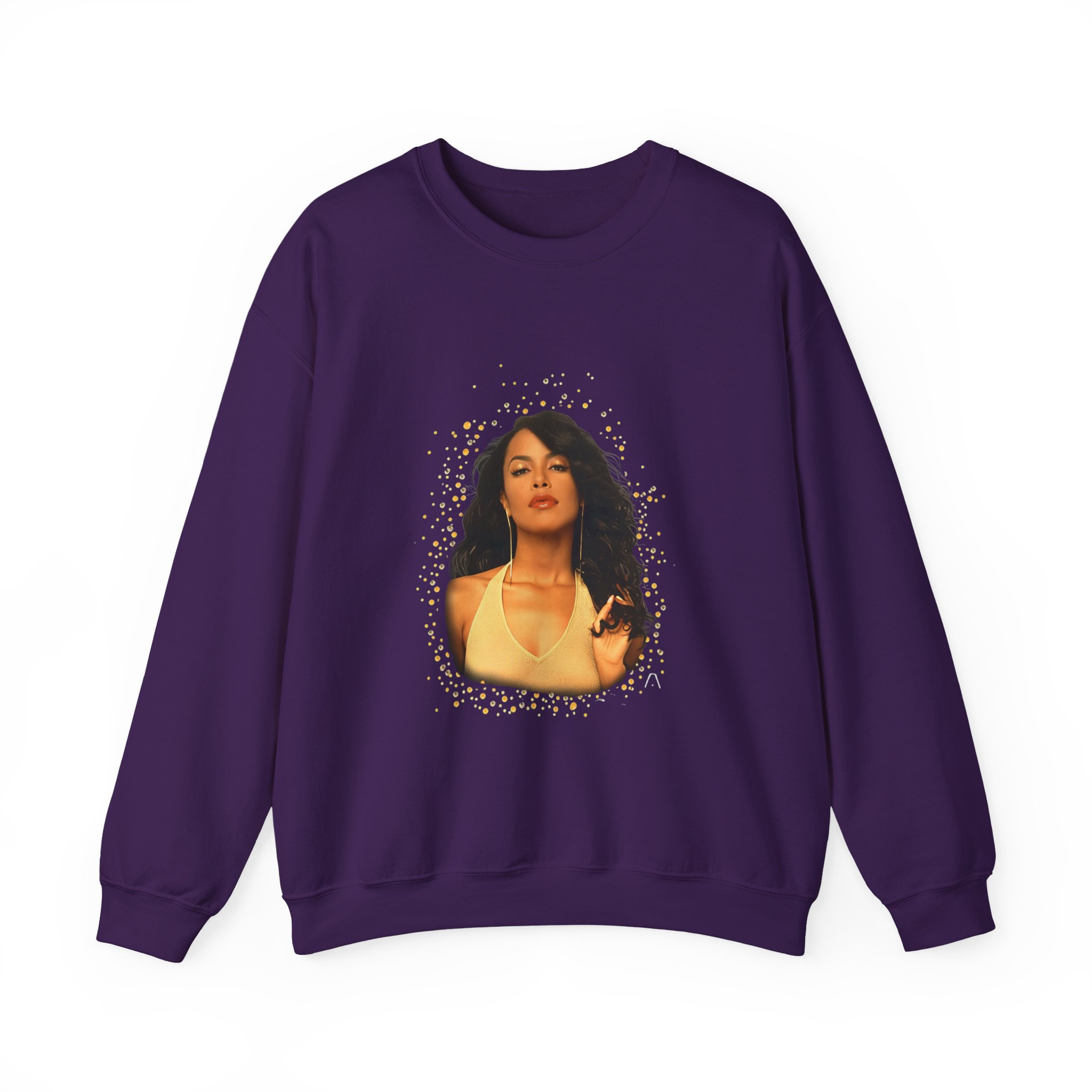 Aaliyah Self Titled Portrait Unisex Heavy Blendâ„¢ Crewneck Sweatshirt