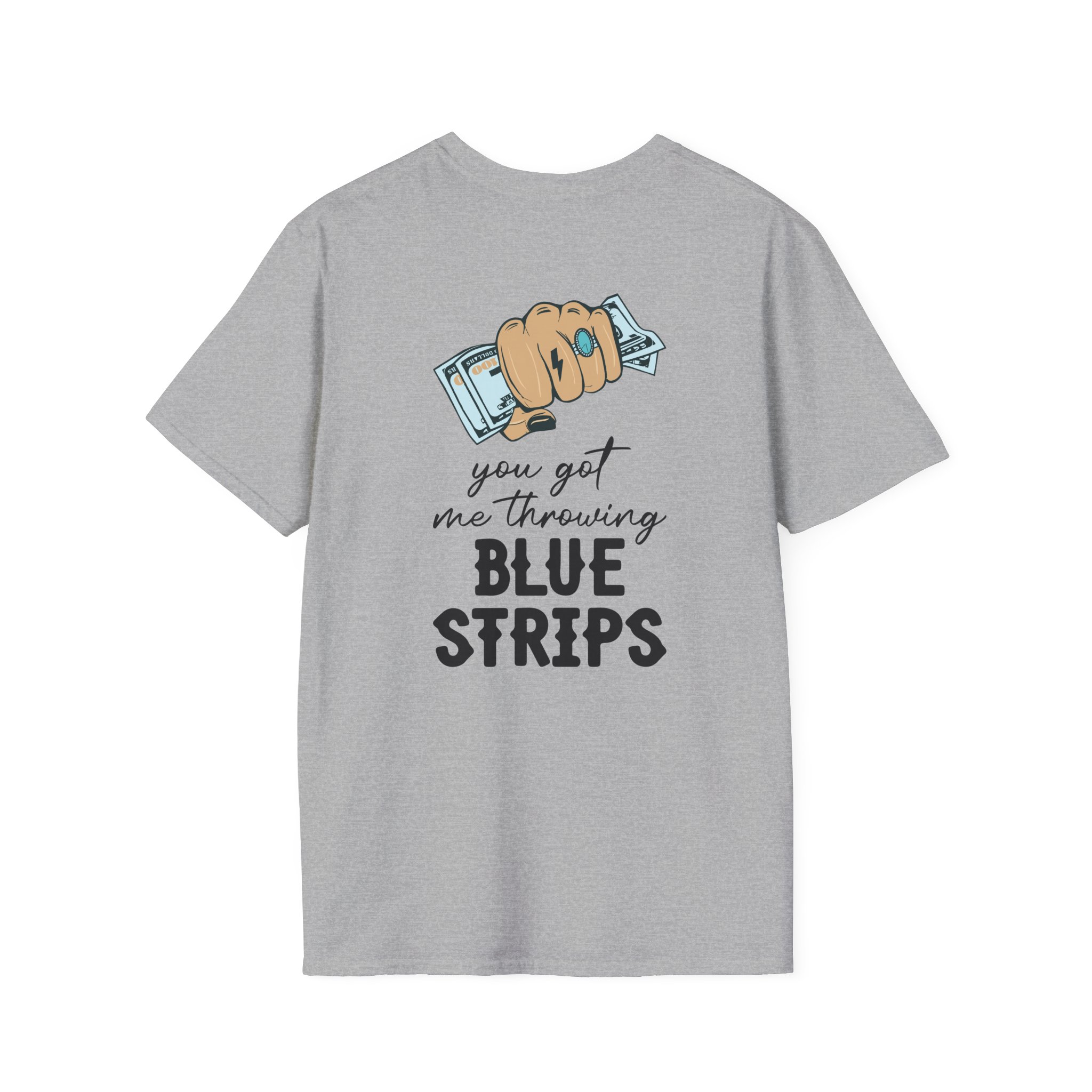 Jessie Murph Blue Strips Unisex Softstyle T-Shirt