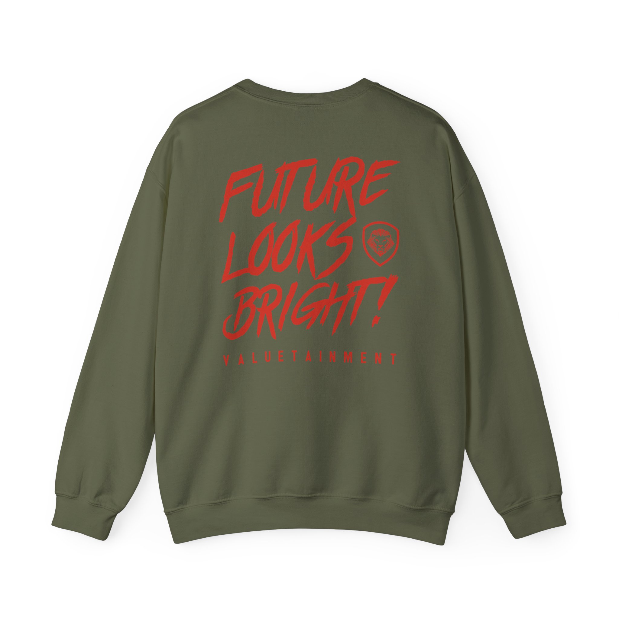 Valuetainment Future Looks Bright Unisex Heavy Blendâ„¢ Crewneck Sweatshirt