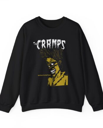 The Cramps Bad Music for Bad People Unisex Heavy Blend™ Crewneck Sweatshirt