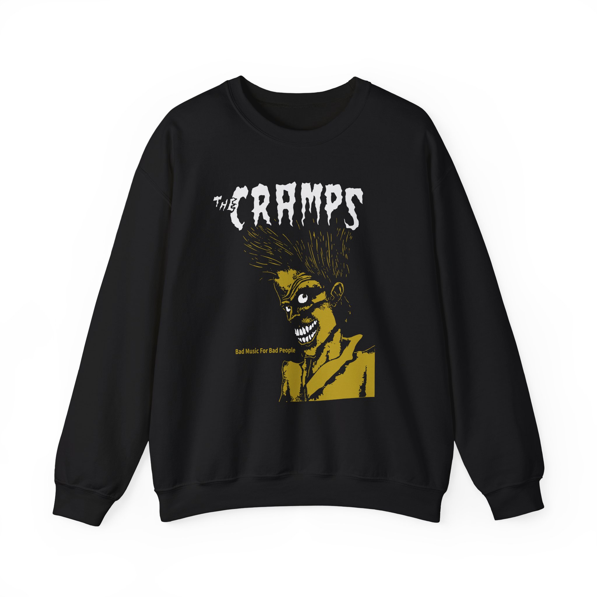 The Cramps Bad Music for Bad People Unisex Heavy Blendâ„¢ Crewneck Sweatshirt