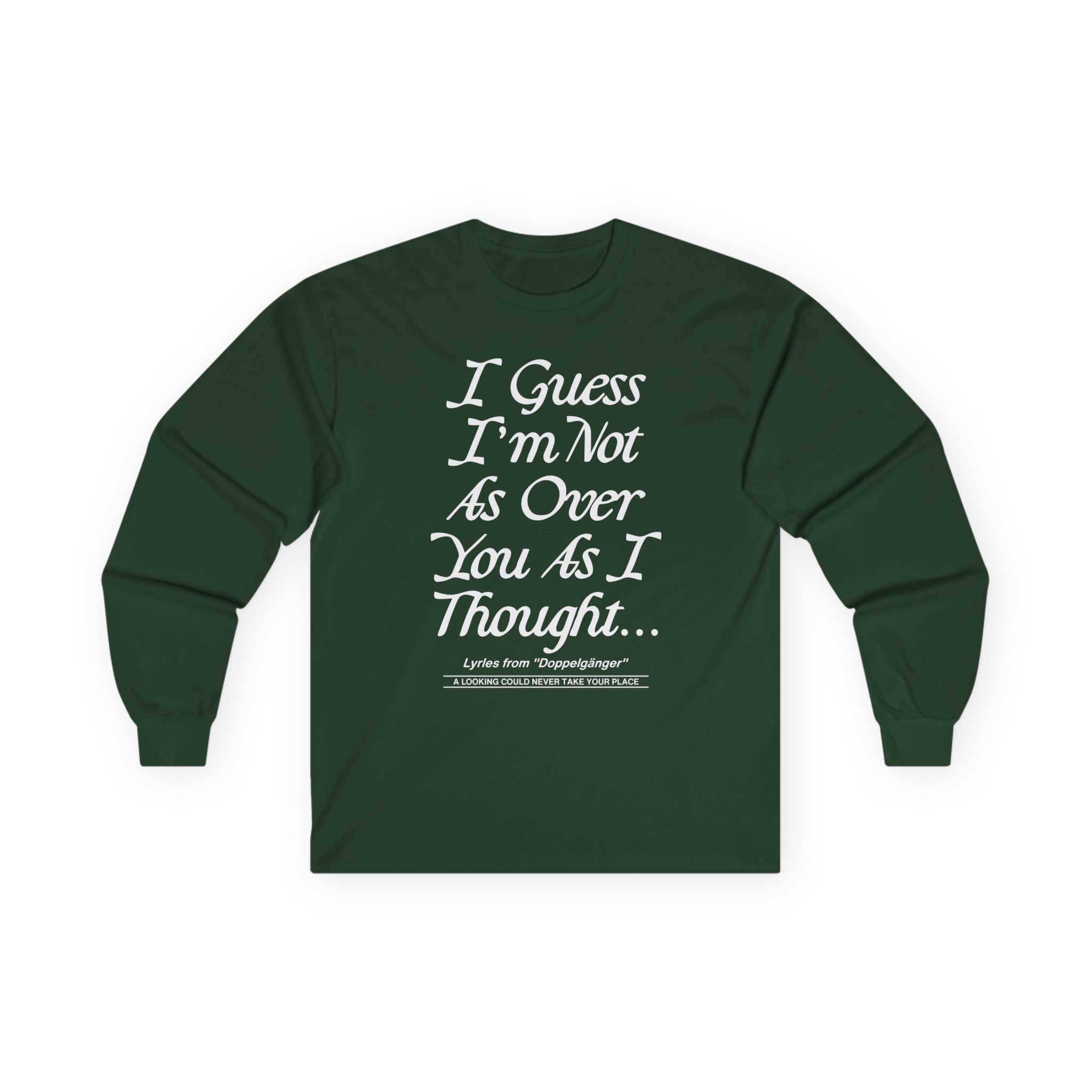 Joshua Bassett Doppelgänger Lyric Unisex Ultra Cotton Long Sleeve Tee
