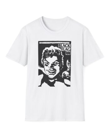Black Flag Suicide Flyer Unisex Softstyle T-Shirt
