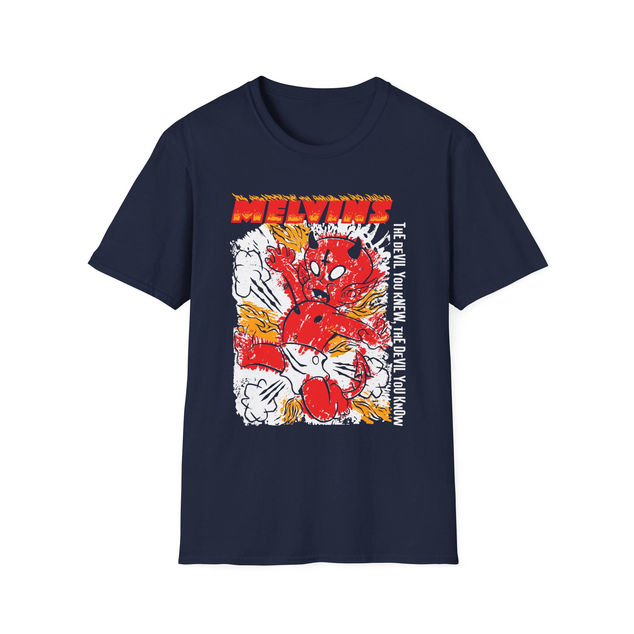 Melvins the Devil You Knew Unisex Softstyle T-Shirt