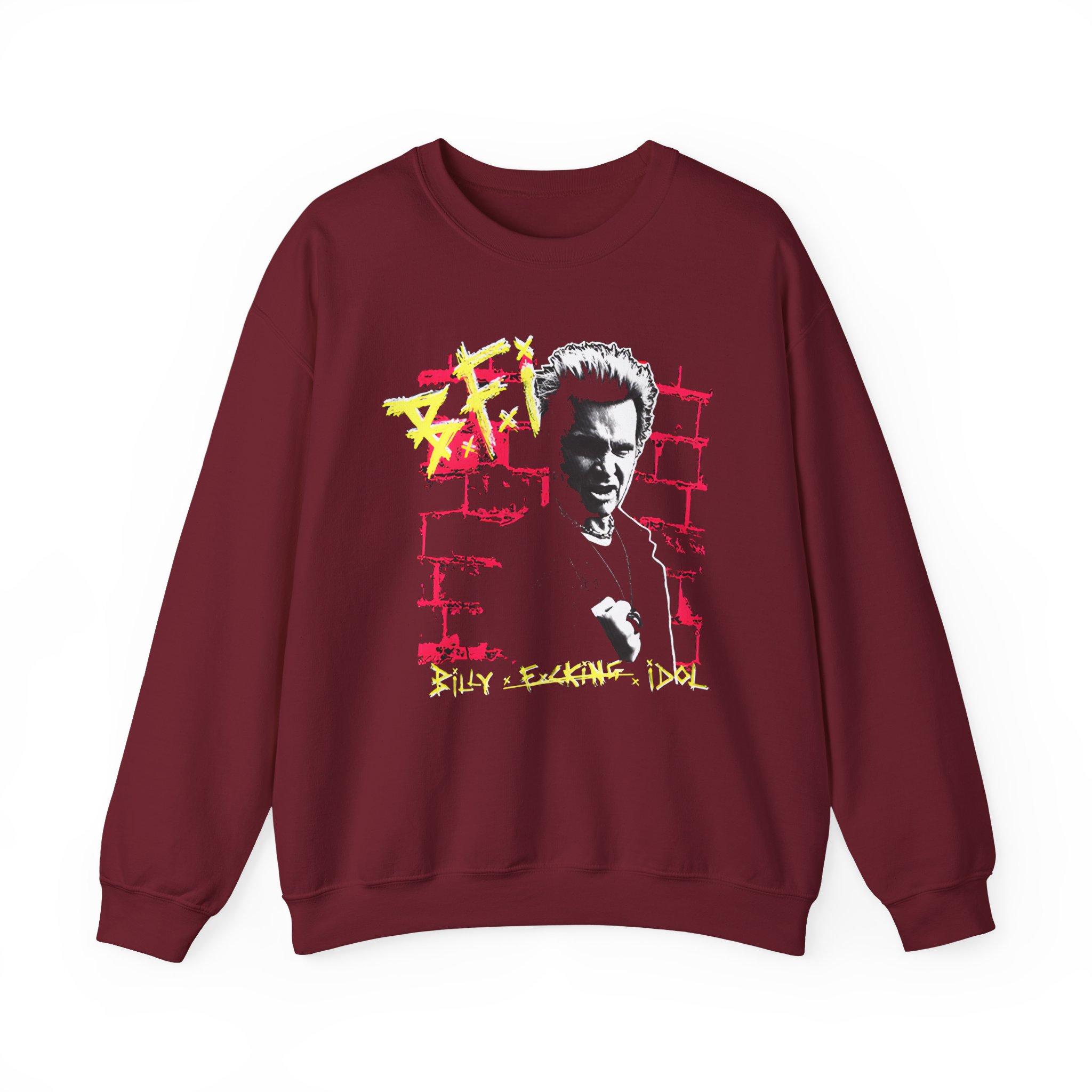 Billy Idol BFI Brick Unisex Heavy Blendâ„¢ Crewneck Sweatshirt