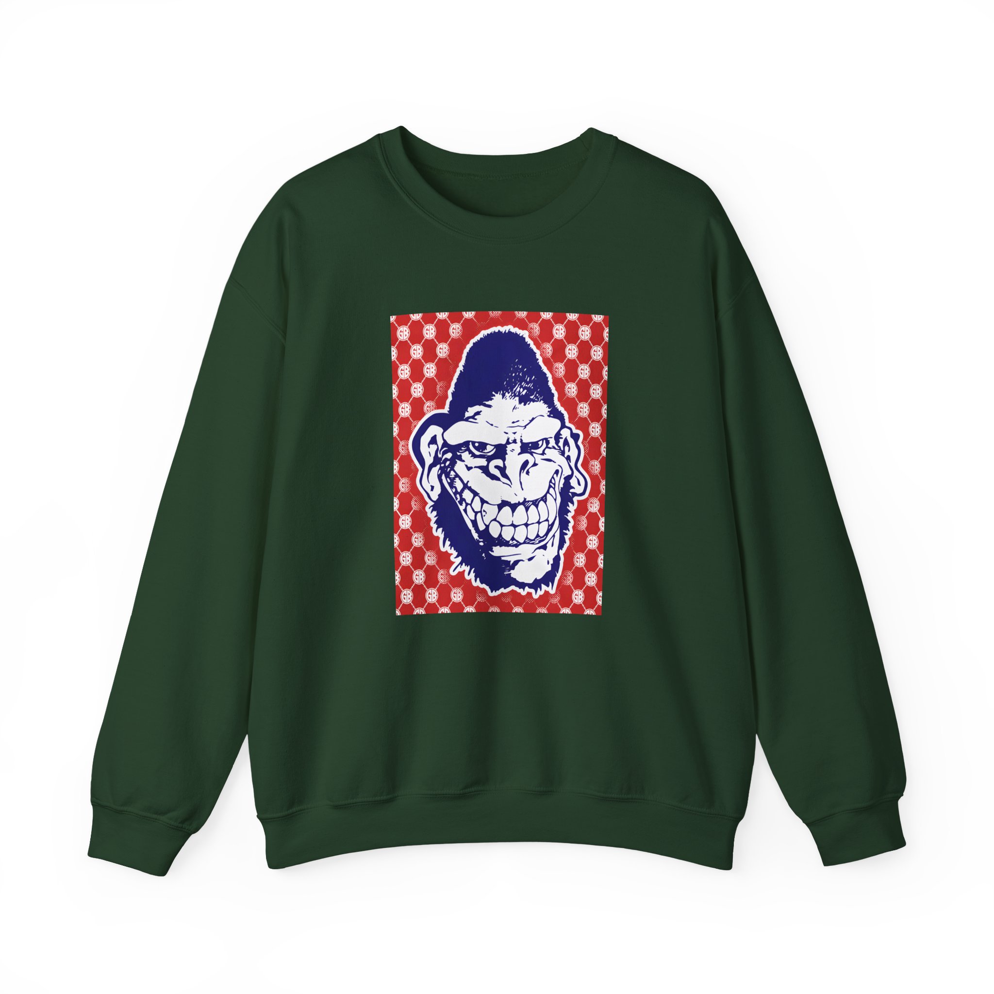 Gorilla Biscuits Gb Pattern Unisex Heavy Blendâ„¢ Crewneck Sweatshirt