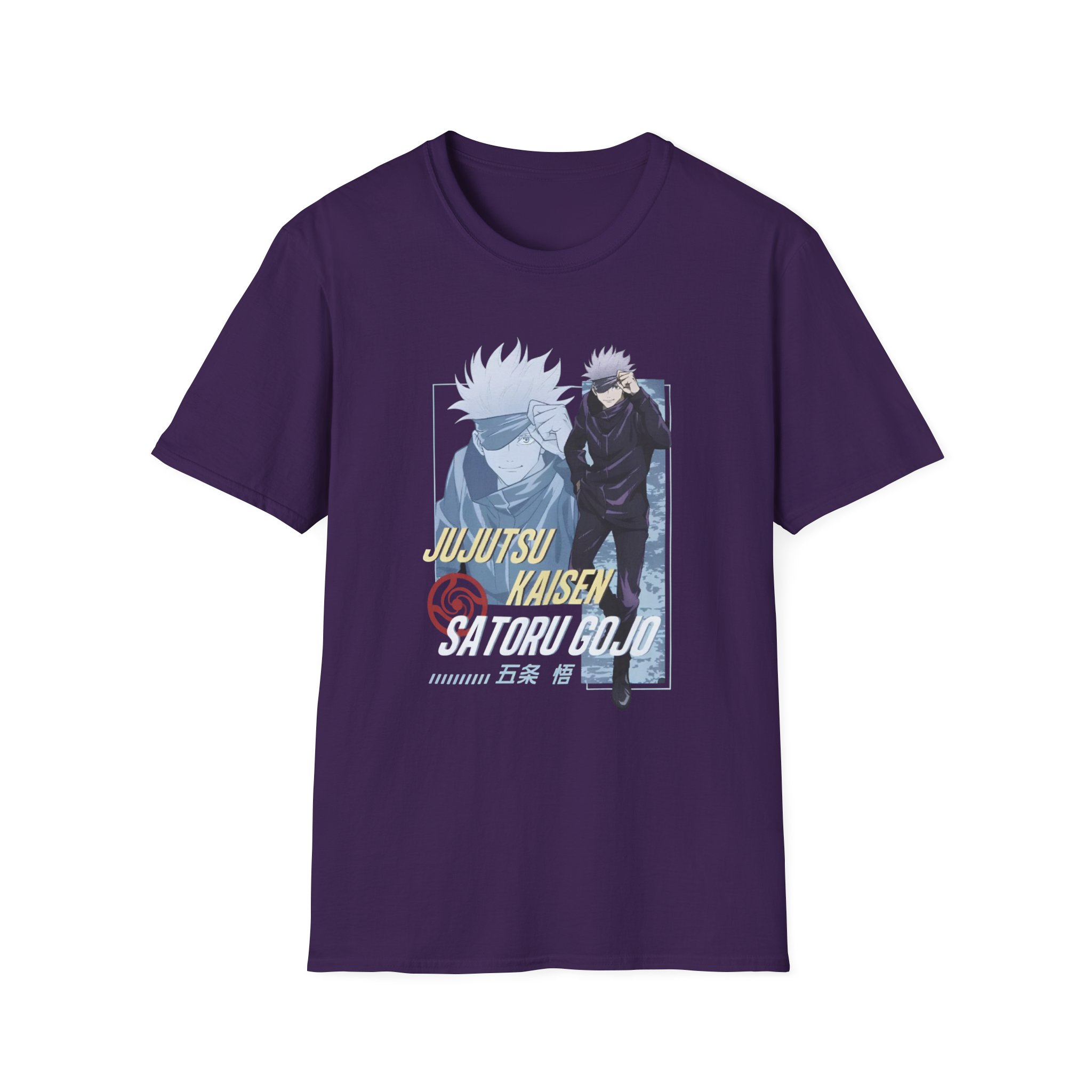 Jujutsu Kaisen Gojo Tonal Portrait Unisex Softstyle T-Shirt