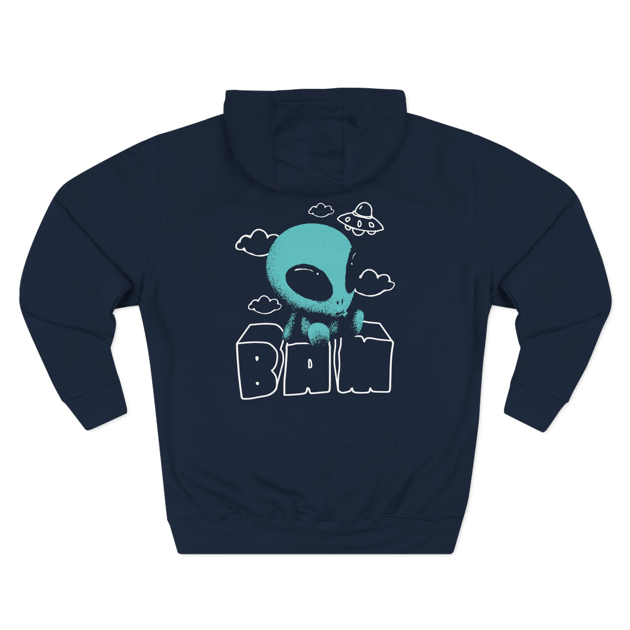 Kanel Joseph Baby Alien Menace Three-Panel Fleece Hoodie