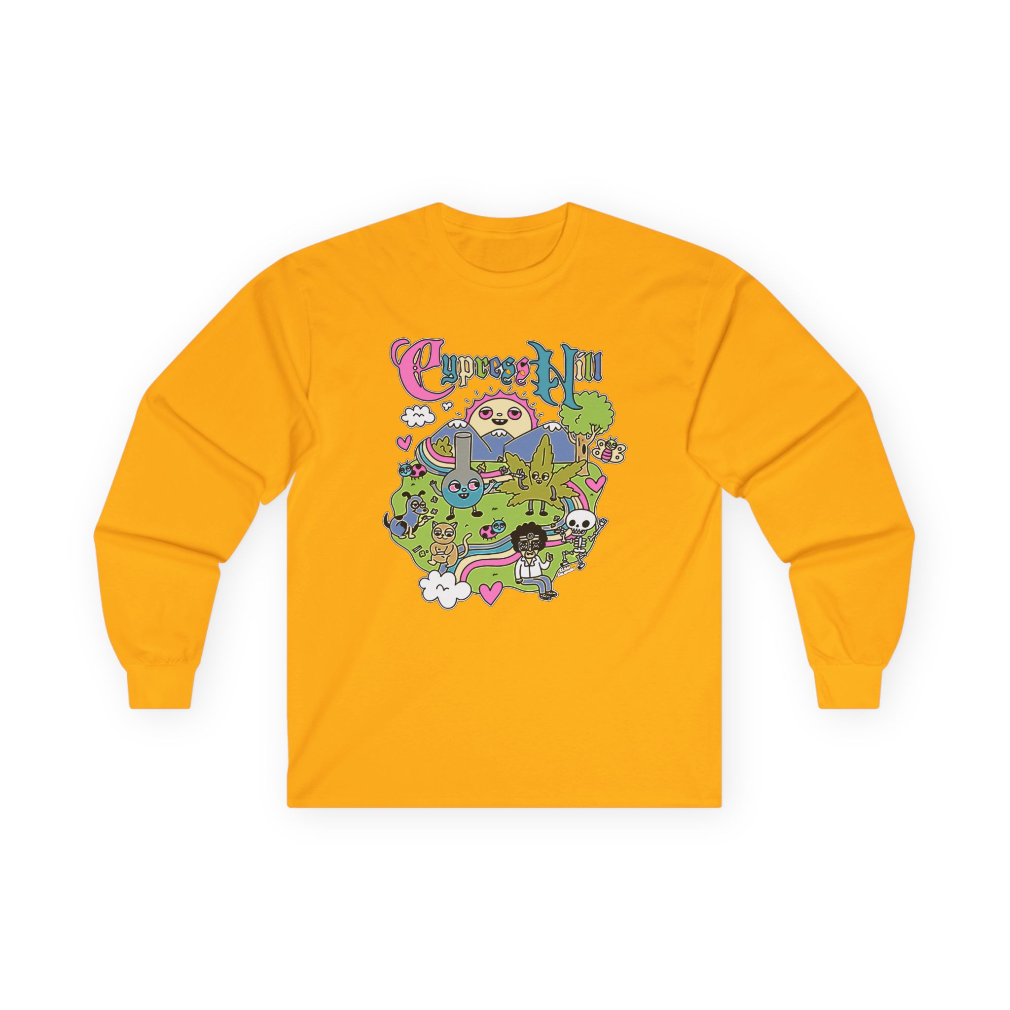 Cypress Hill Happy Time by Sean Solomon Unisex Ultra Cotton Long Sleeve Tee