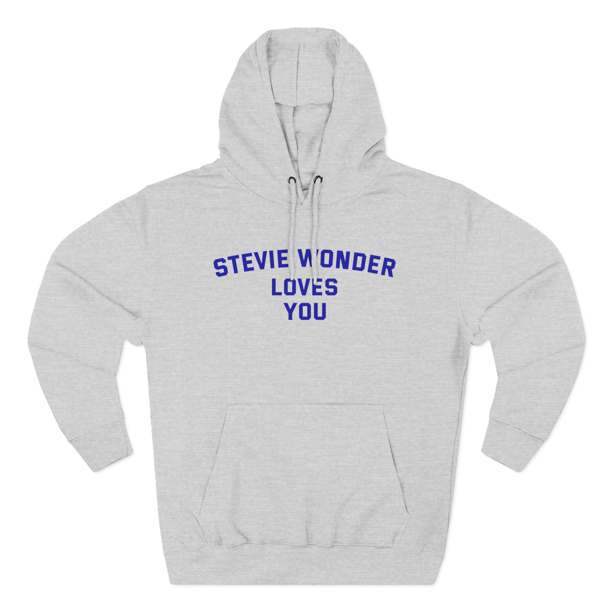 Stevie Wonder Loves You Three-Panel Fleece Hoodie