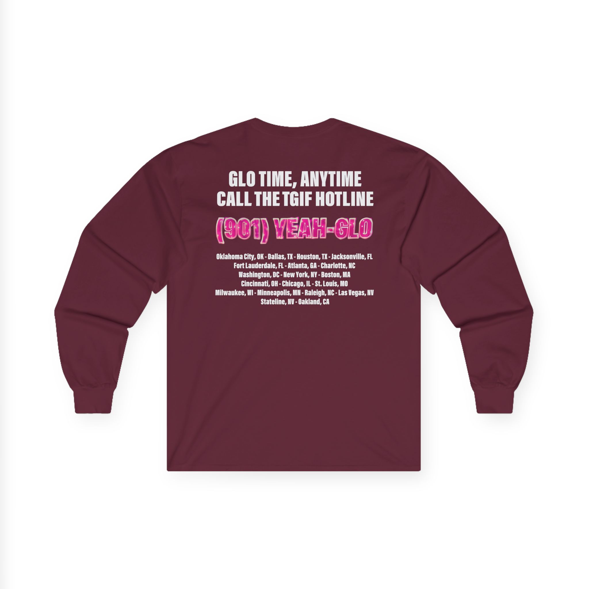 Glorilla Glorious Tour Glotorola Unisex Ultra Cotton Long Sleeve Tee