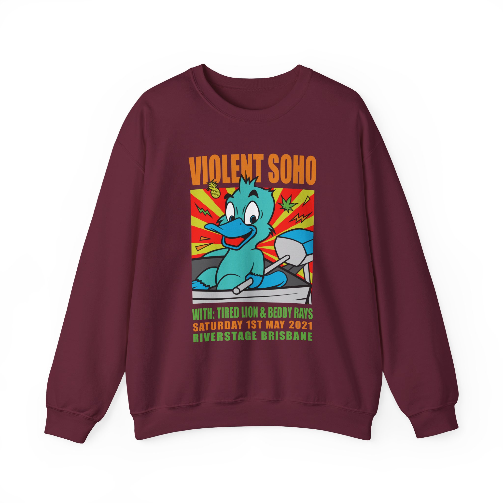 Violent Soho Event Poster Unisex Heavy Blendâ„¢ Crewneck Sweatshirt