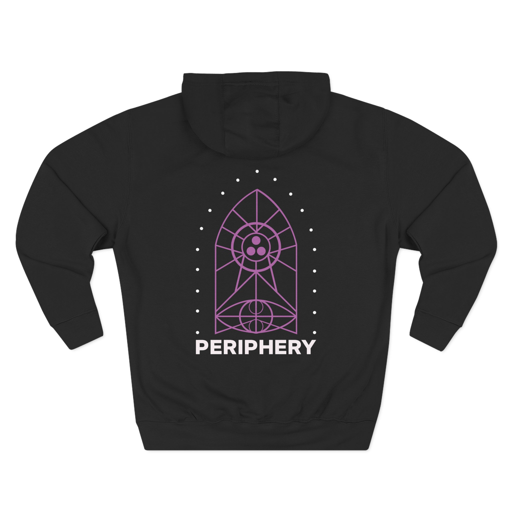 Periphery Crystal Wash Symbol Three-Panel Fleece Hoodie