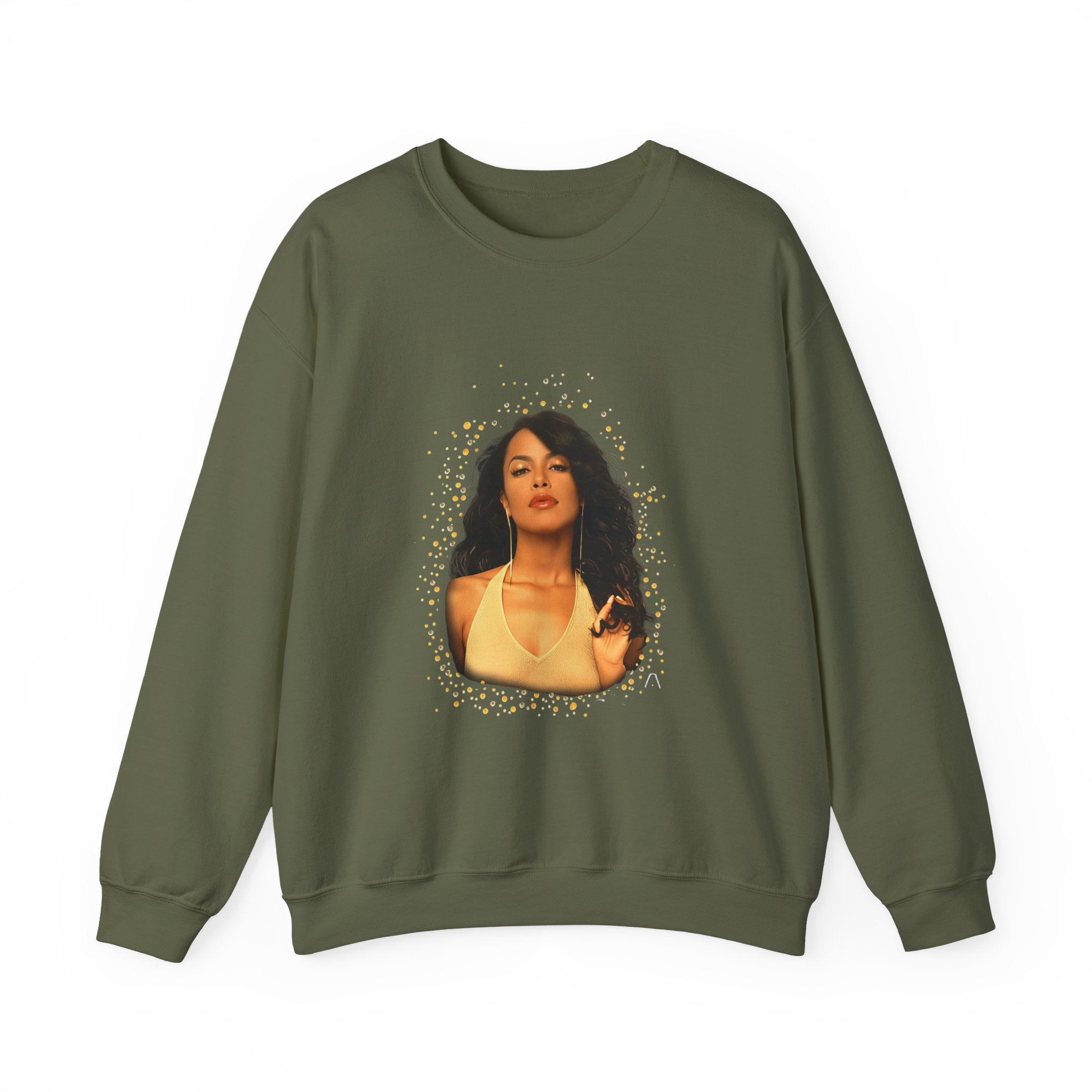 Aaliyah Self Titled Portrait Unisex Heavy Blendâ„¢ Crewneck Sweatshirt