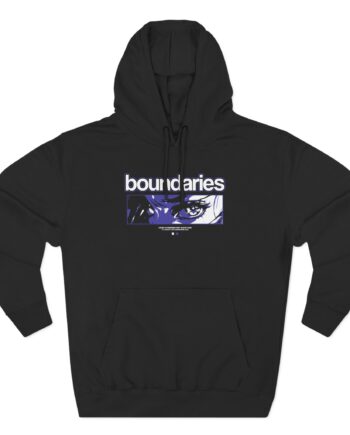 Boundaries Cursed to Remember Three-Panel Fleece Hoodie