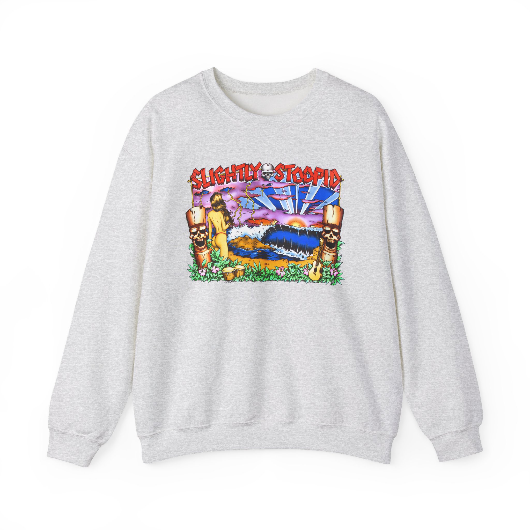 Slightly Stoopid Tiki Unisex Heavy Blendâ„¢ Crewneck Sweatshirt