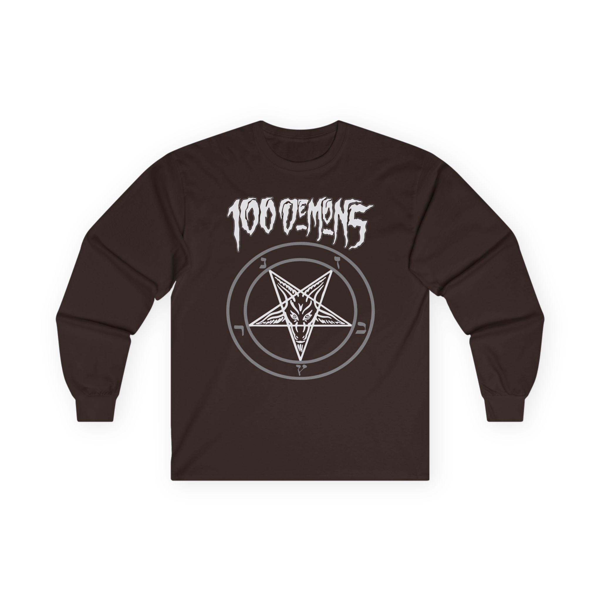 100 Demons Pentagram Unisex Ultra Cotton Long Sleeve Tee