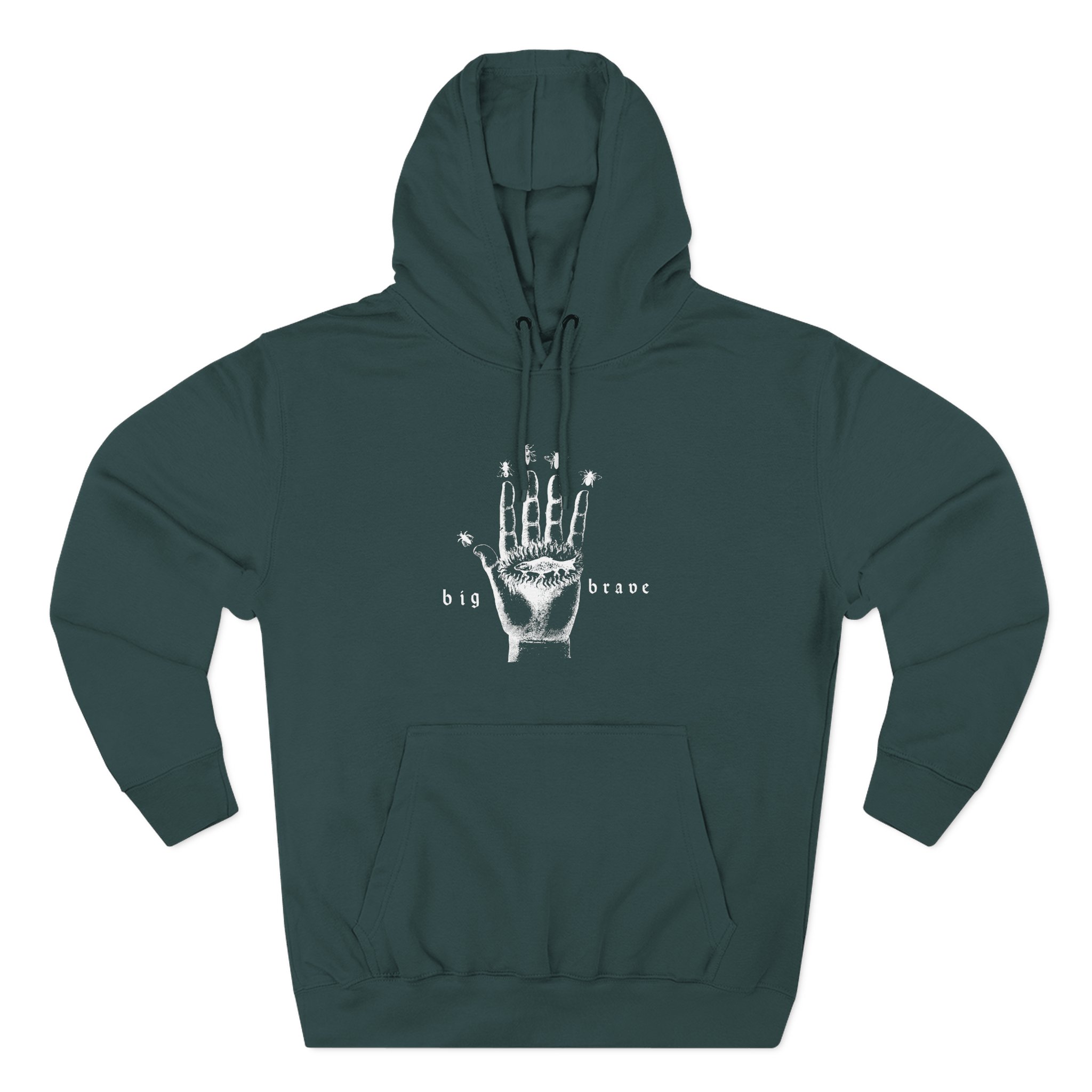Big Brave Hand Three-Panel Fleece Hoodie