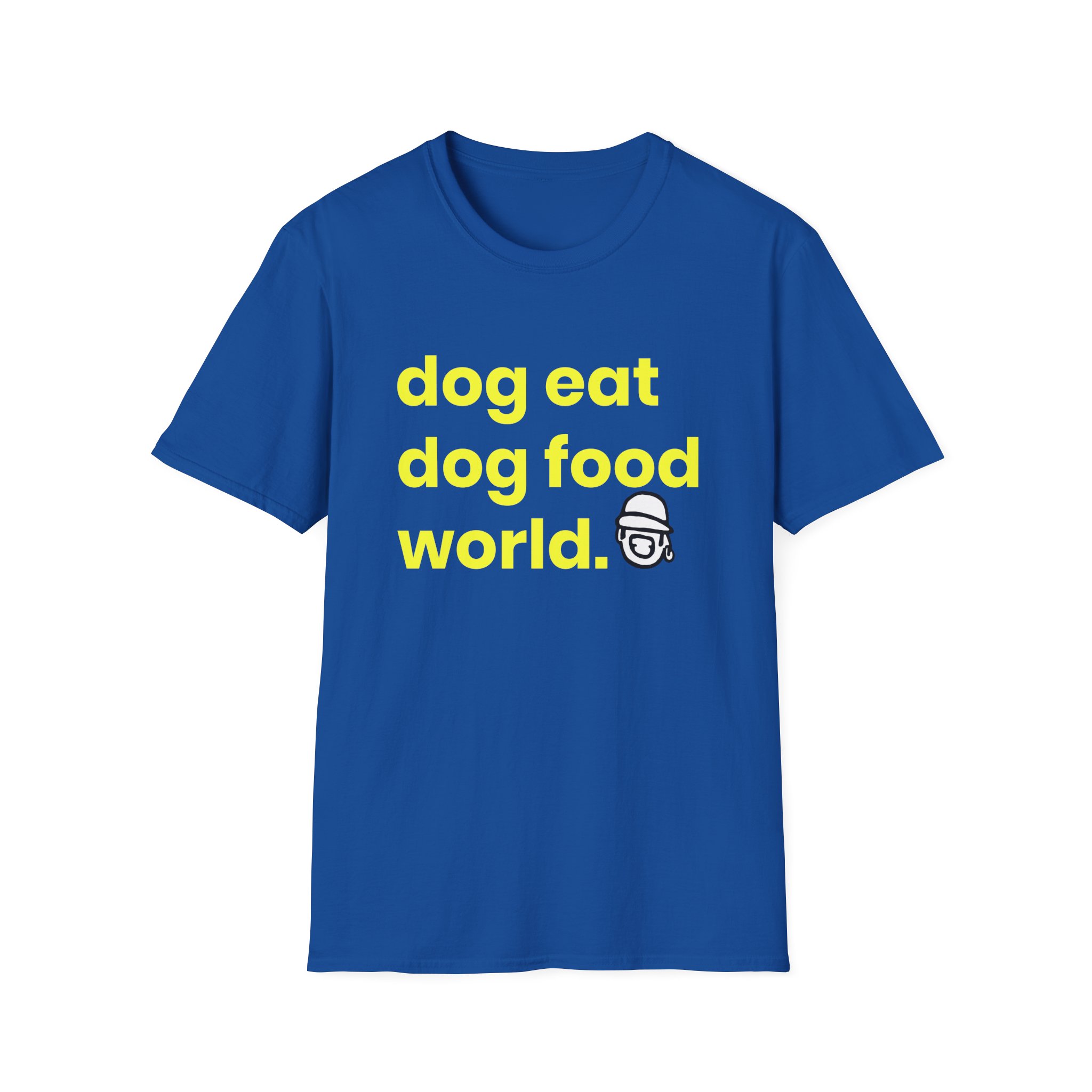Niko B Dog Eat Dog Food World Unisex Softstyle T-shirt