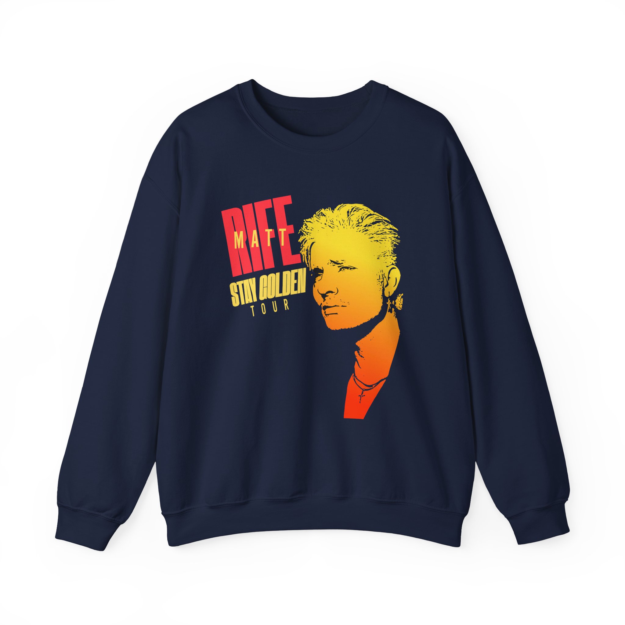 Matt Rife Stay Golden Tour Unisex Heavy Blendâ„¢ Crewneck Sweatshirt