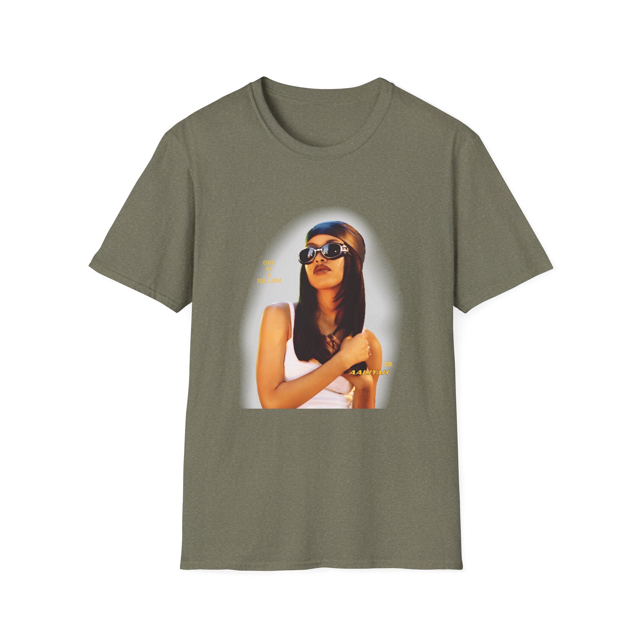 Aaliyah Oiam Portrait Unisex Softstyle T-shirt