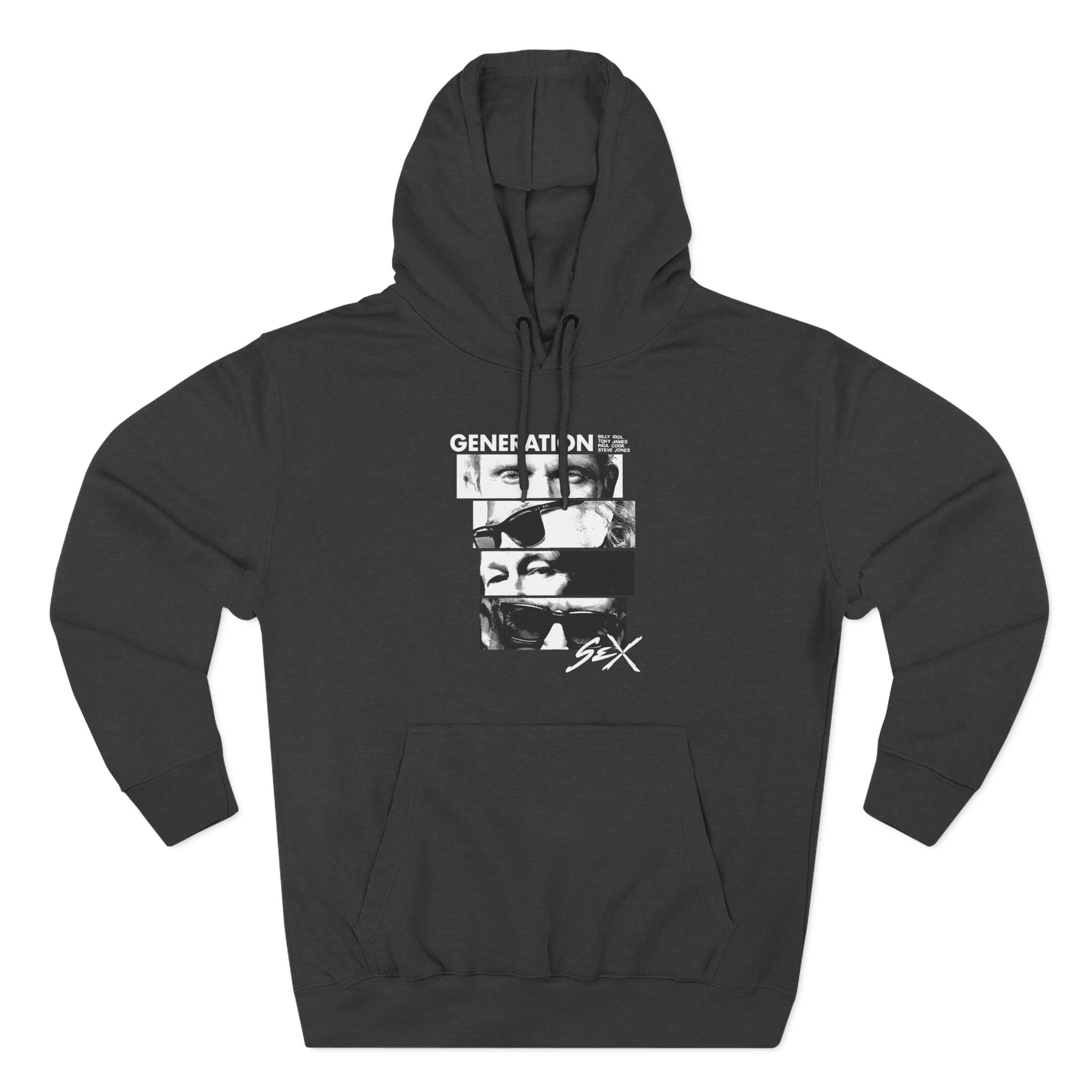 Billy Idol Eye Stack Three-Panel Fleece Hoodie