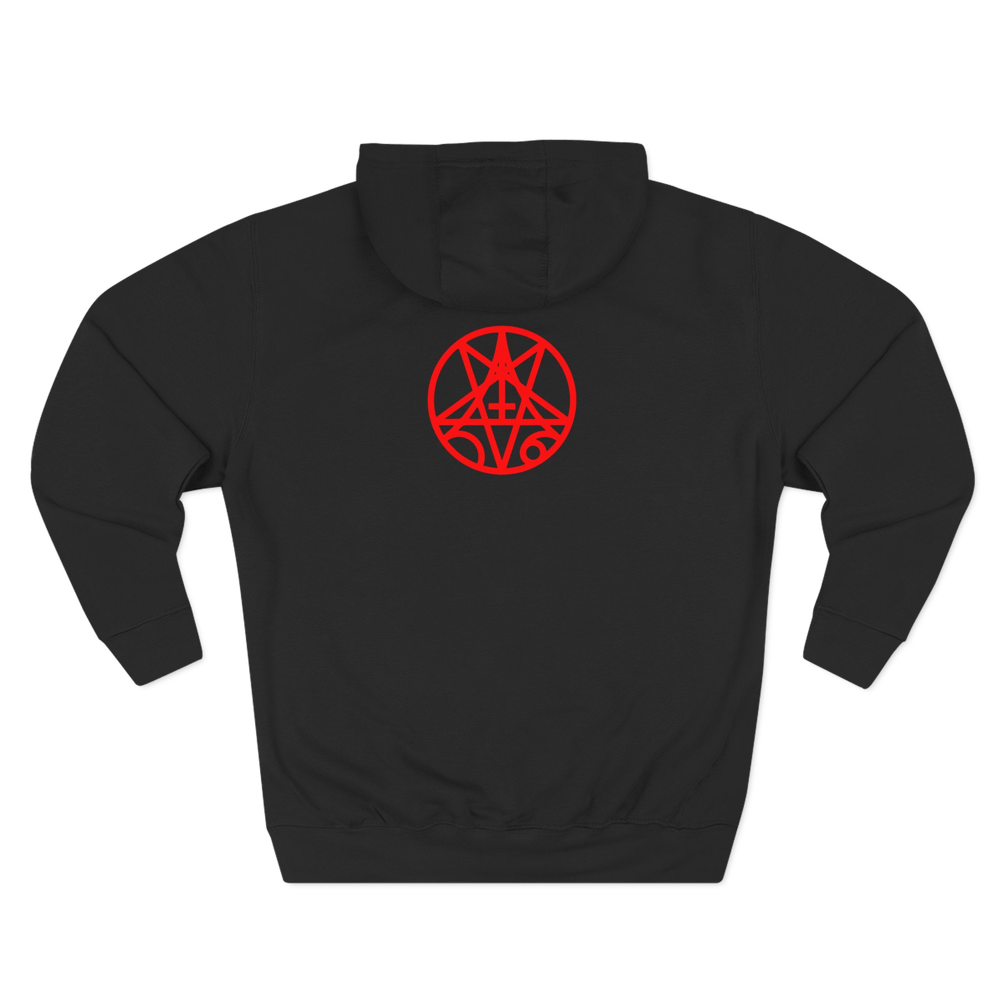 Morbid Angel Red Logo Three-Panel Fleece Hoodie
