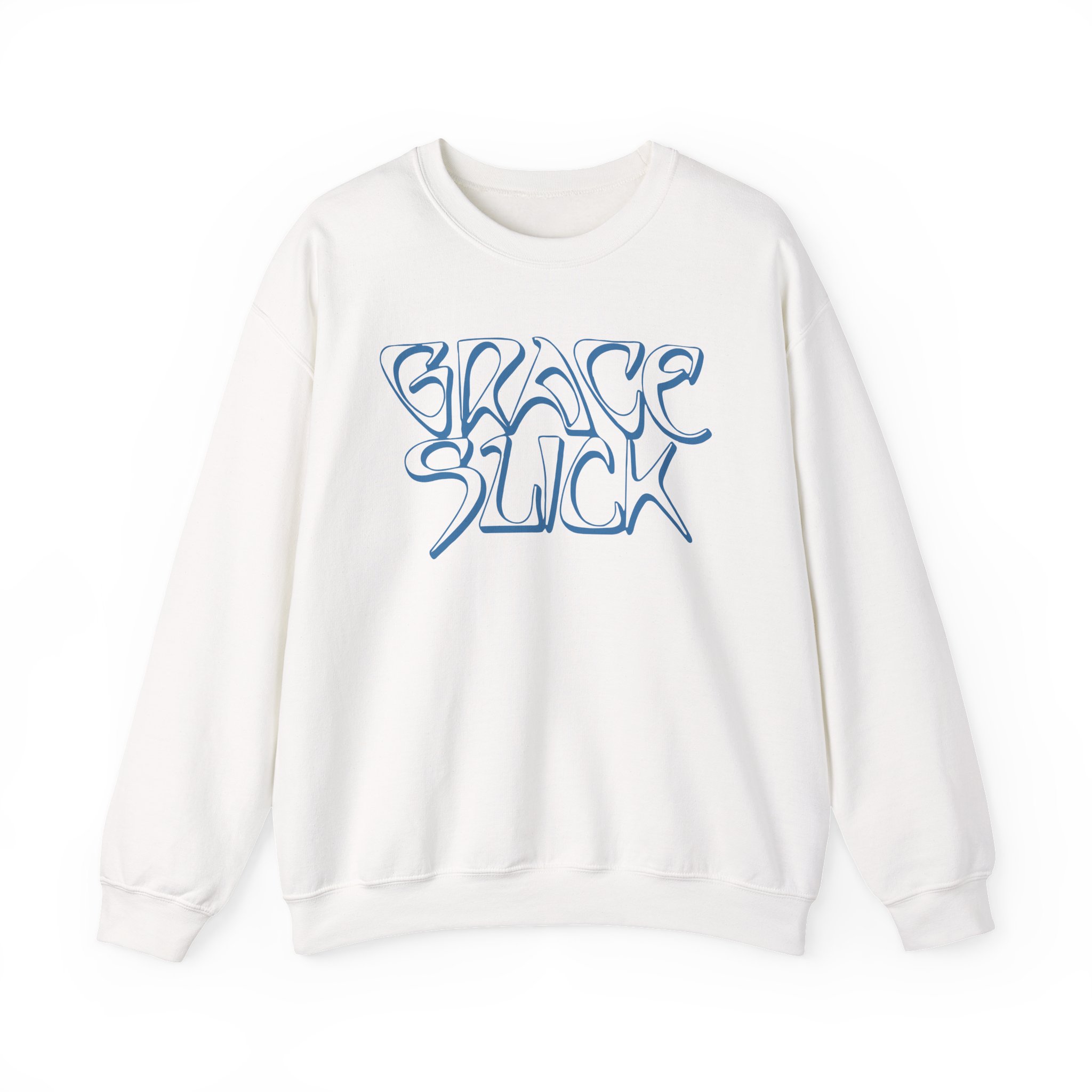 Jefferson Airplane Grace Slick Logo Unisex Heavy Blendâ„¢ Crewneck Sweatshirt