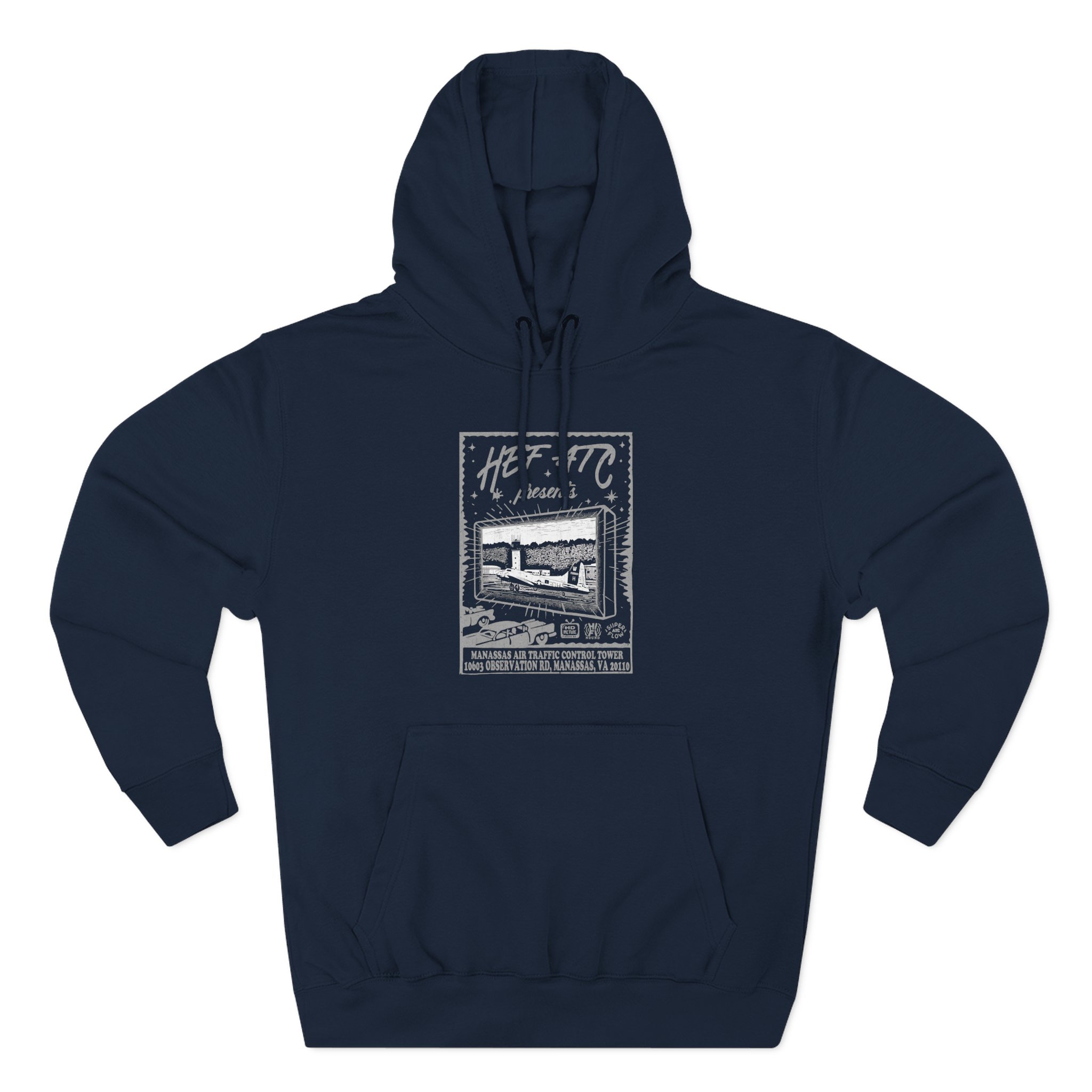 Hef Atc Three-Panel Fleece Hoodie