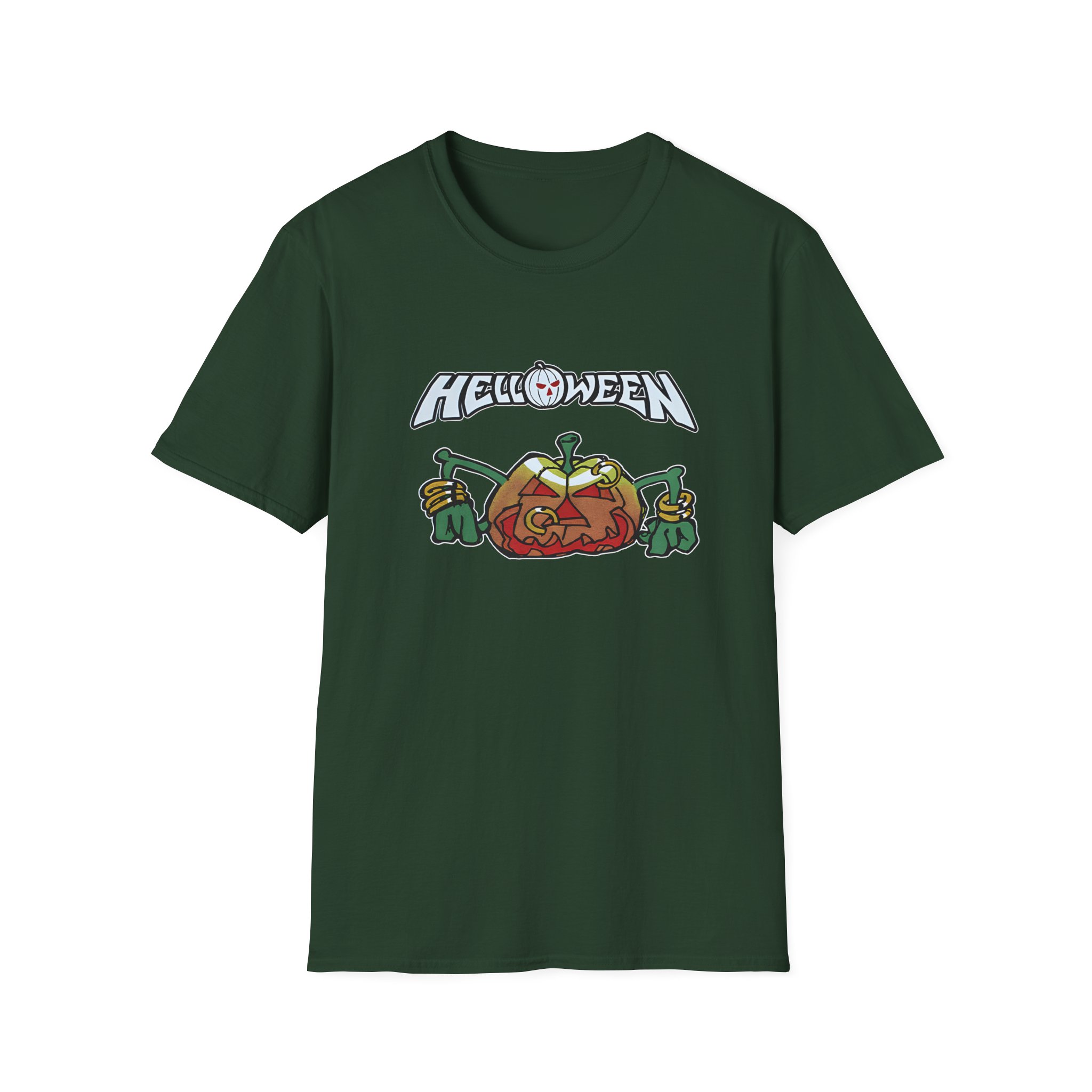 Helloween Rings Pumpkin Unisex Softstyle T-Shirt