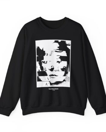 Talking Heads Face Collage Stop Making Sense Unisex Heavy Blend™ Crewneck Sweatshirt
