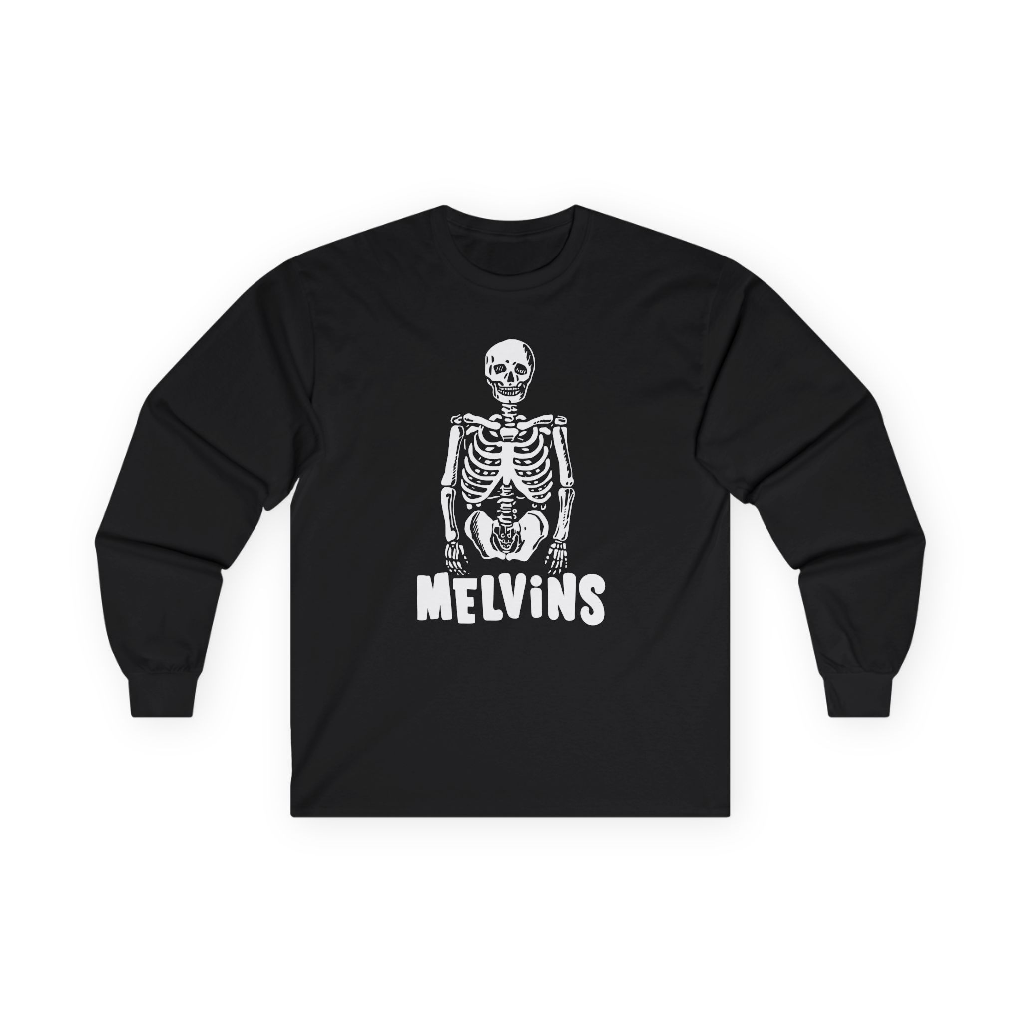 Melvins Skeleton Logo Unisex Ultra Cotton Long Sleeve Tee