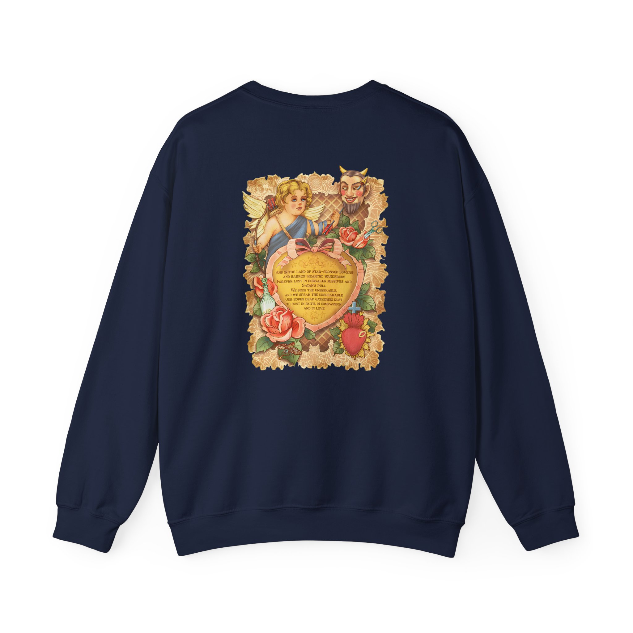 The Smashing Pumpkins Cupid De Locke Unisex Heavy Blendâ„¢ Crewneck Sweatshirt