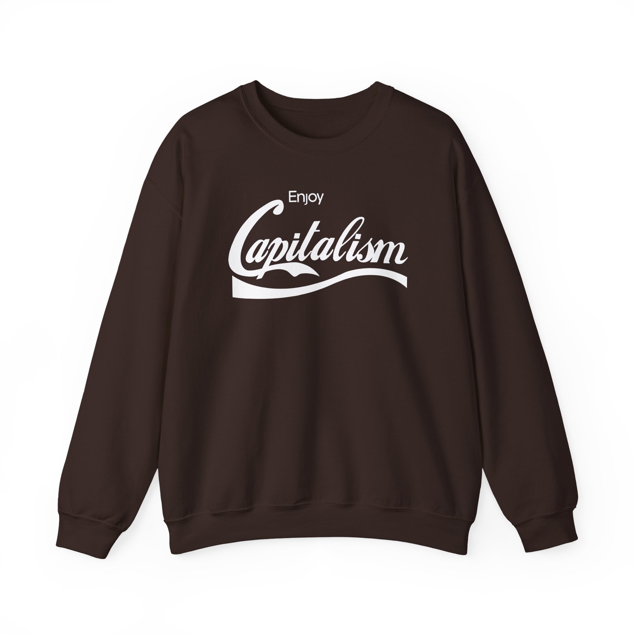 Valuetainment Enjoy Capitalism Unisex Heavy Blendâ„¢ Crewneck Sweatshirt