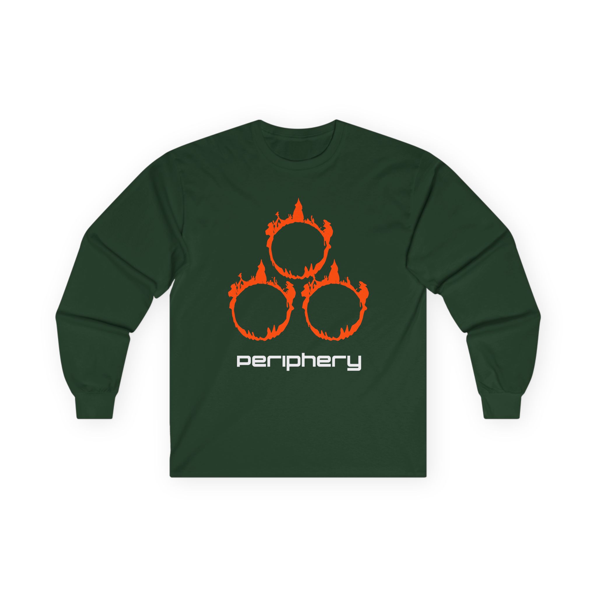 Periphery Circle Flames Unisex Ultra Cotton Long Sleeve Tee